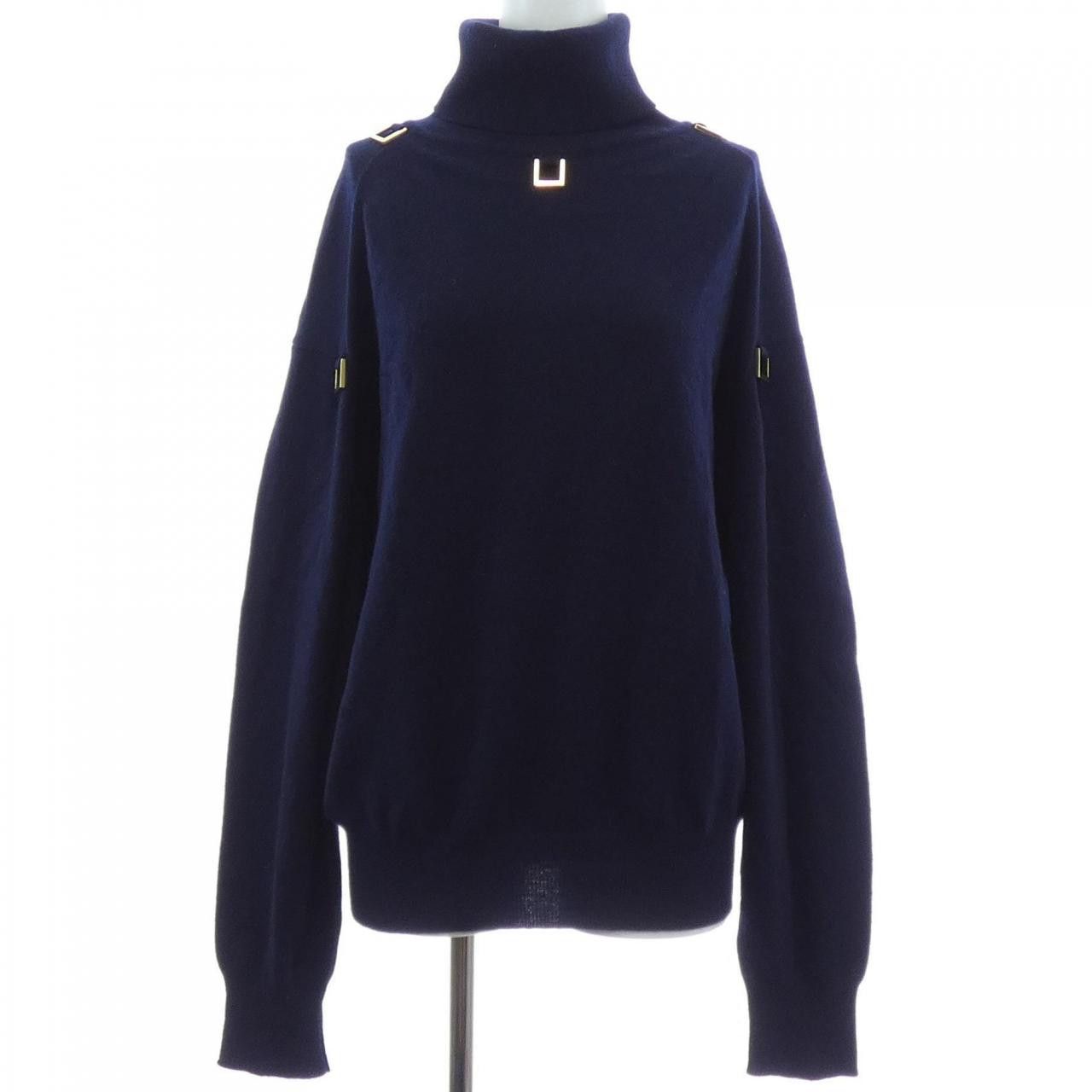Louis Vuitton Louis Vuitton Louis Vuitton D-ring Turtleneck Cashmere Knitwear Textile Tops FNKL92TL8 DUTY FREE for USA Size ONE SIZE - 1 Thumbnail