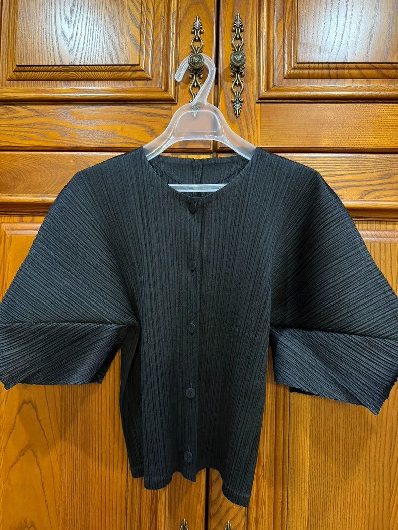Issey Miyake issey miyake size:3 Black short-sleeved shirt 2506-Nextarr Size XXS / US 00 / IT 34 - 1 Thumbnail