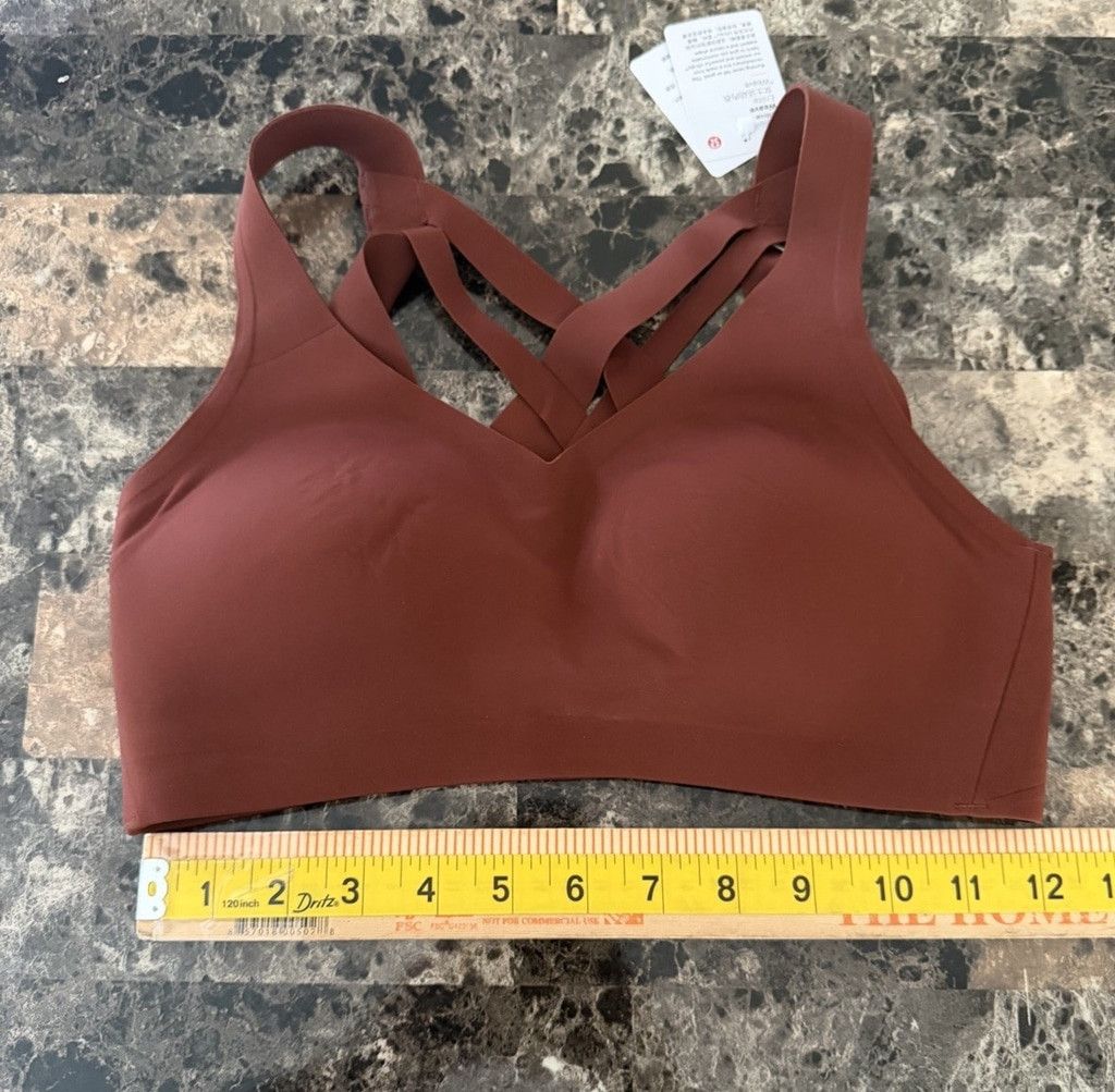 Lululemon LULULEMON ENLITE WEAVE BRA DATE BROWN COLOR SIZE 32B NWT Size S / US 4 / IT 40 - 5 Thumbnail