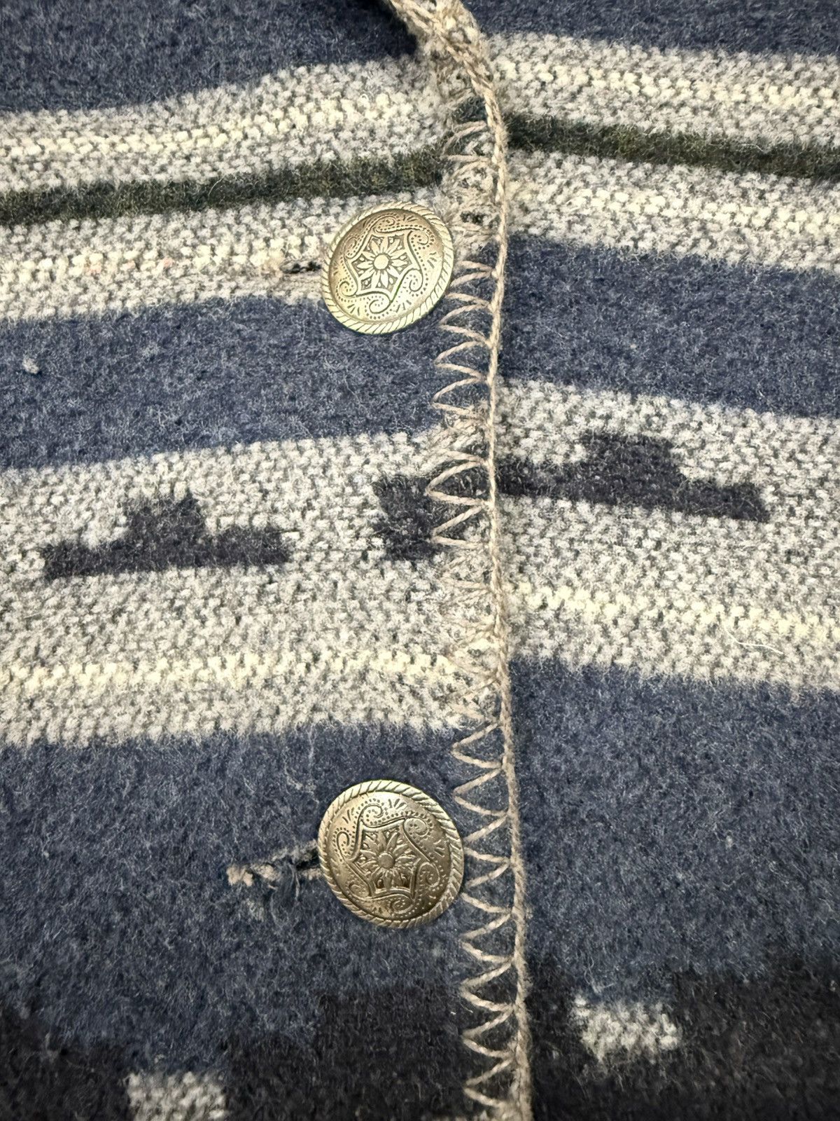 Native × Vintage Vintage 90s Casual Corner Southwestern wool blend lined coat Size US M / EU 48-50 / 2 - 5 Thumbnail