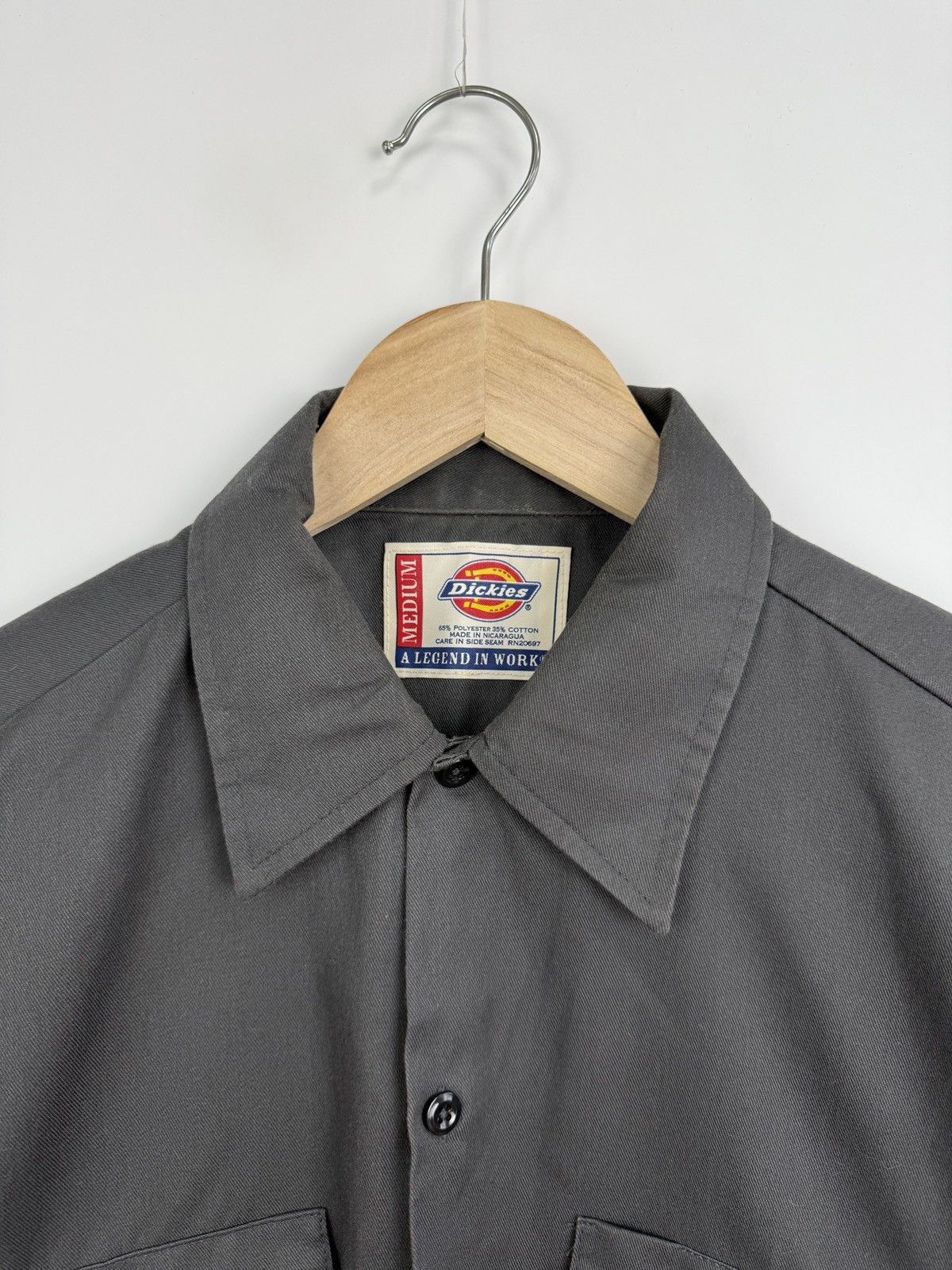 Dickies 🇺🇸 Vintage 90s Dickies Workers Shirt Retro Rare Y2K Hype Size US L / EU 52-54 / 3 - 4 Thumbnail