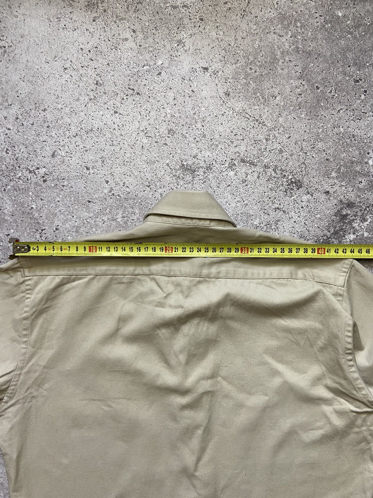 Vintage Cotton YSL Shirt Beige Size US S / EU 44-46 / 1 - 8 Thumbnail