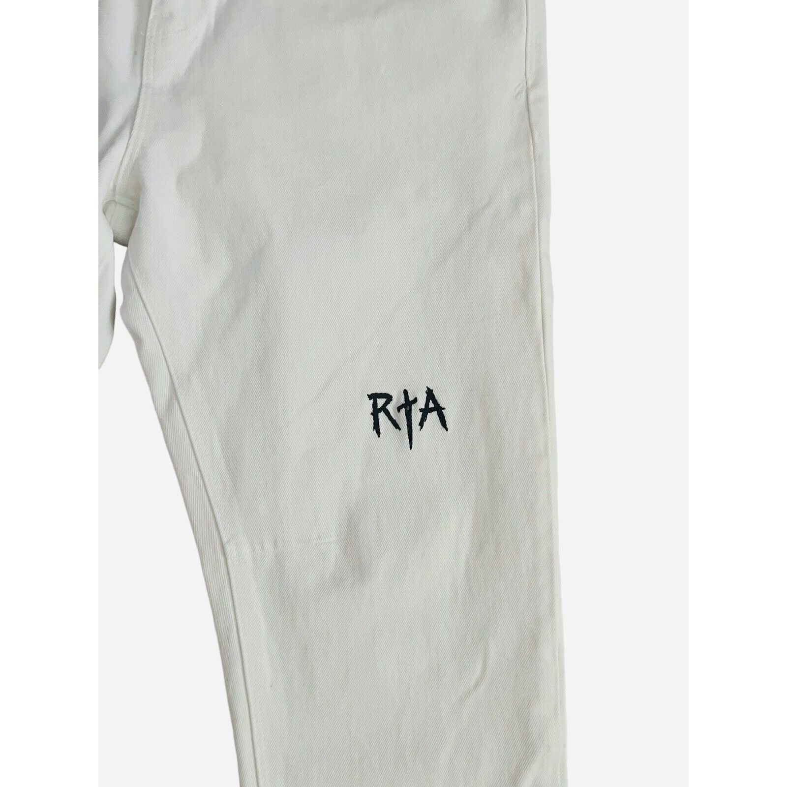 Rta RTA x Savage Mens Jeans Bryant Skinny White $425 Size 38/32 Size US 38 / EU 54 - 4 Thumbnail