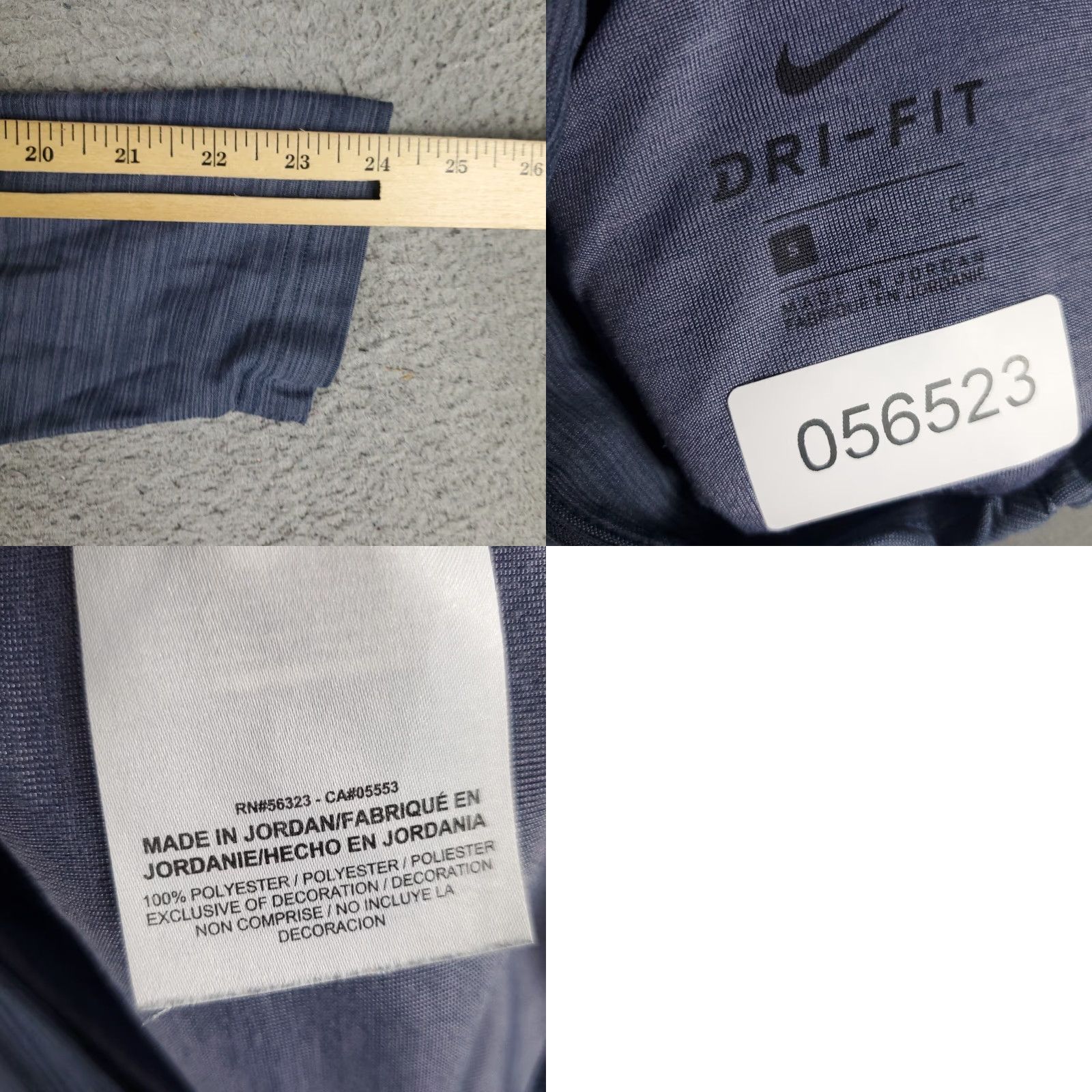 Nike Nike 1/4 Zip Pullover Shirt Mens Small Blue Long Sleeve Activewear Size US S / EU 44-46 / 1 - 8 Thumbnail