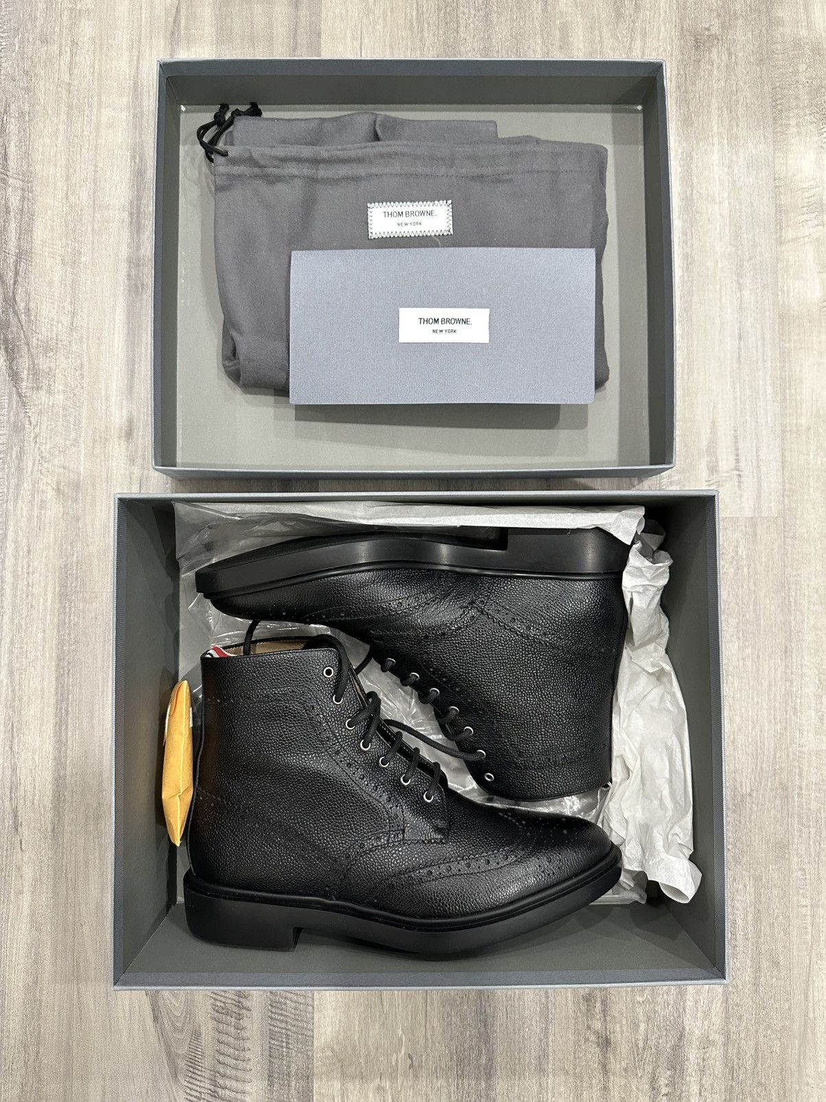 Thom Browne Wing Tip Boots Size US 8 / EU 41 - 2 Thumbnail