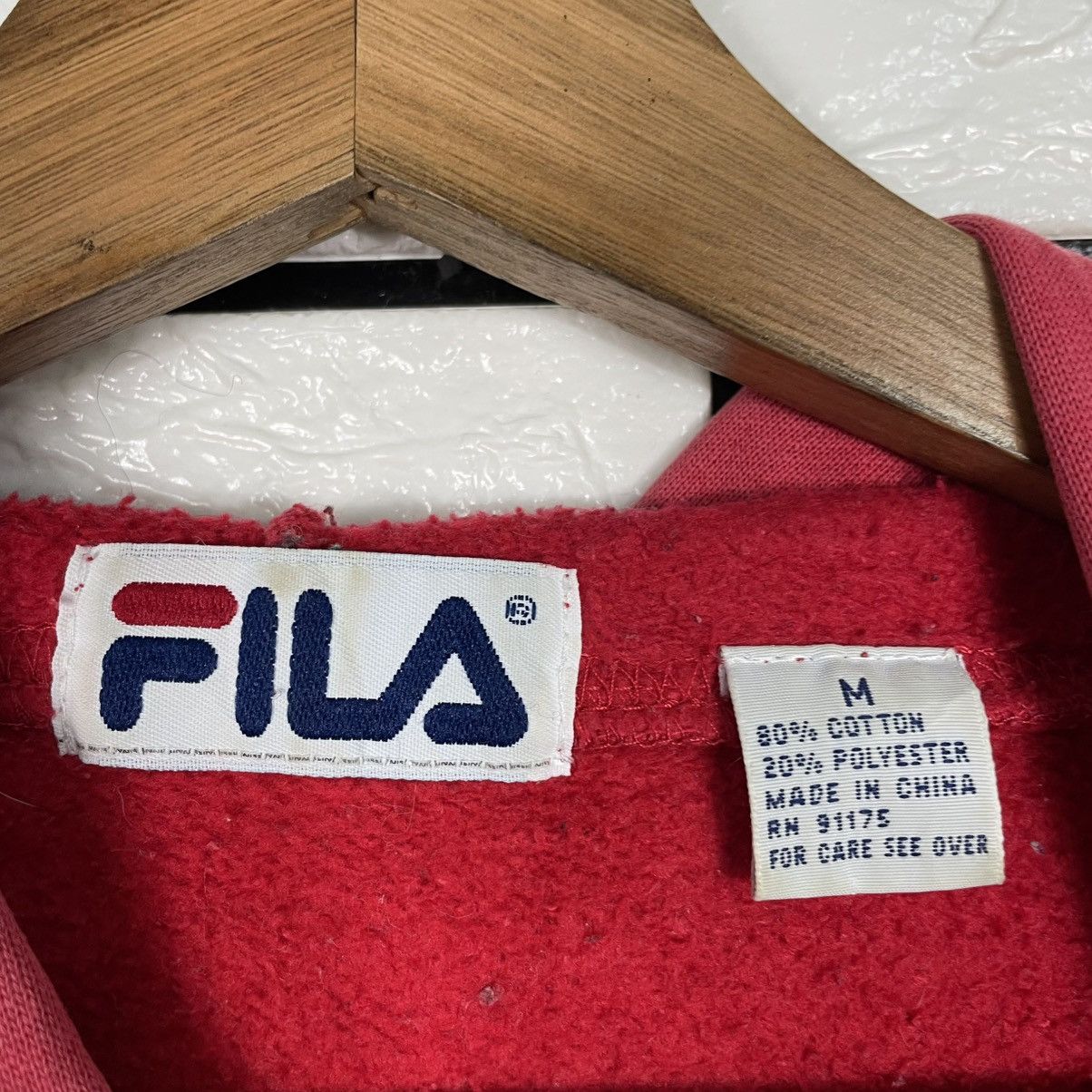 Fila Fila Big Logo Pullover Hoodie Size US M / EU 48-50 / 2 - 14 Thumbnail