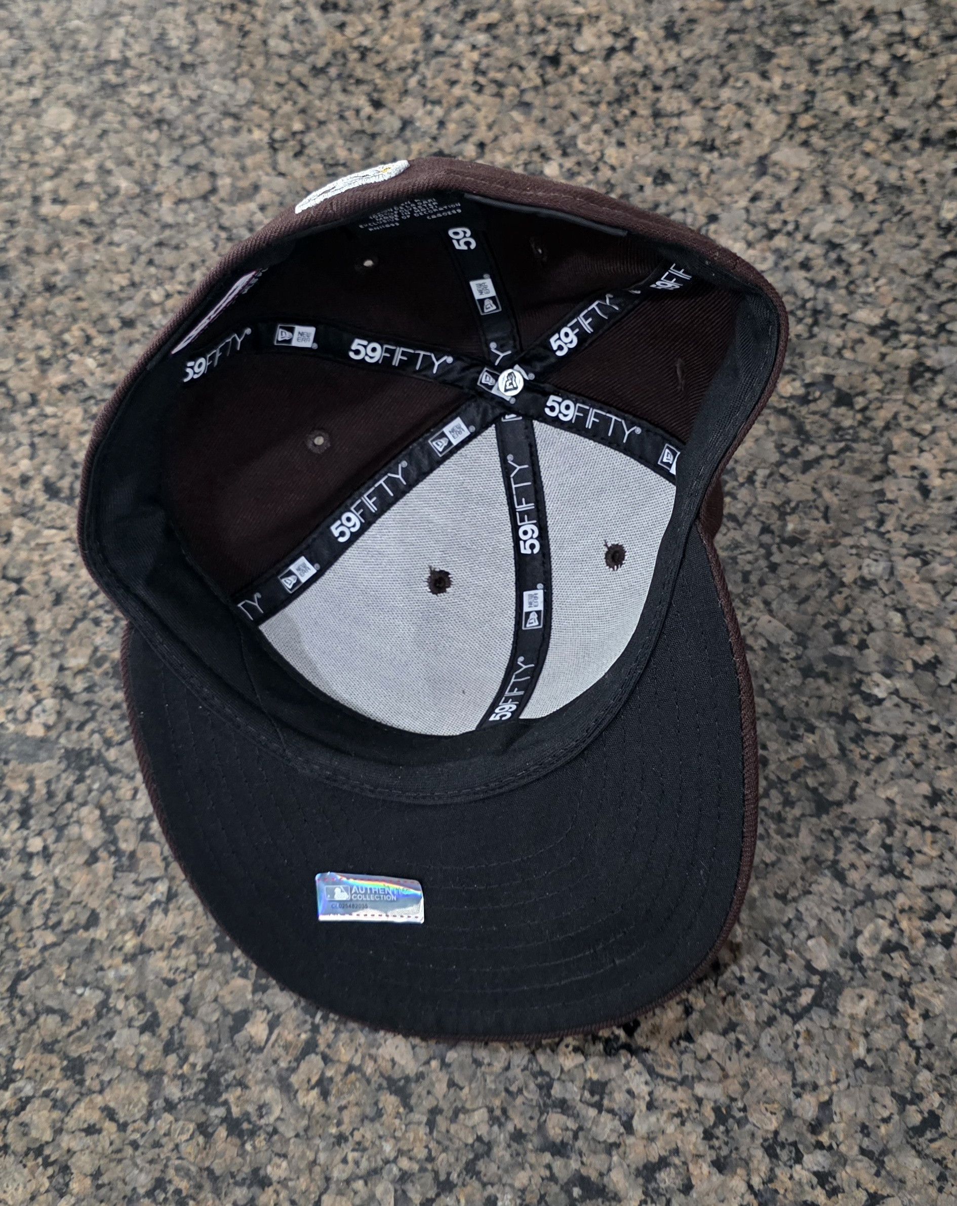 New Era San Diego Padres New Era MLB 9FIFTY Cap Hat SZ 7 Brown Size ONE SIZE - 6 Thumbnail