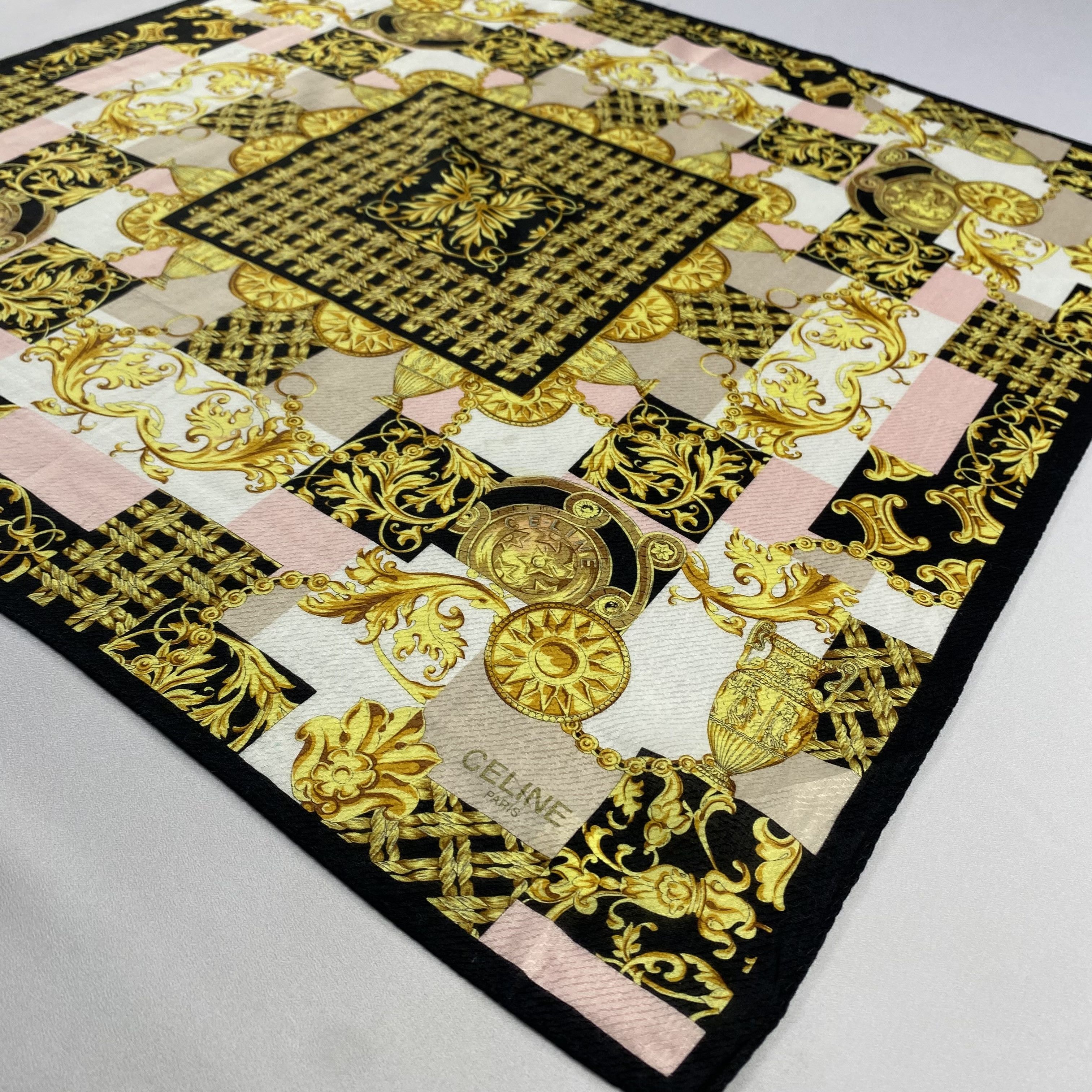 Celine × Vintage Celine Bandana/ Handkerchief / Neckerchief-P1734 Size ONE SIZE - 2 Thumbnail