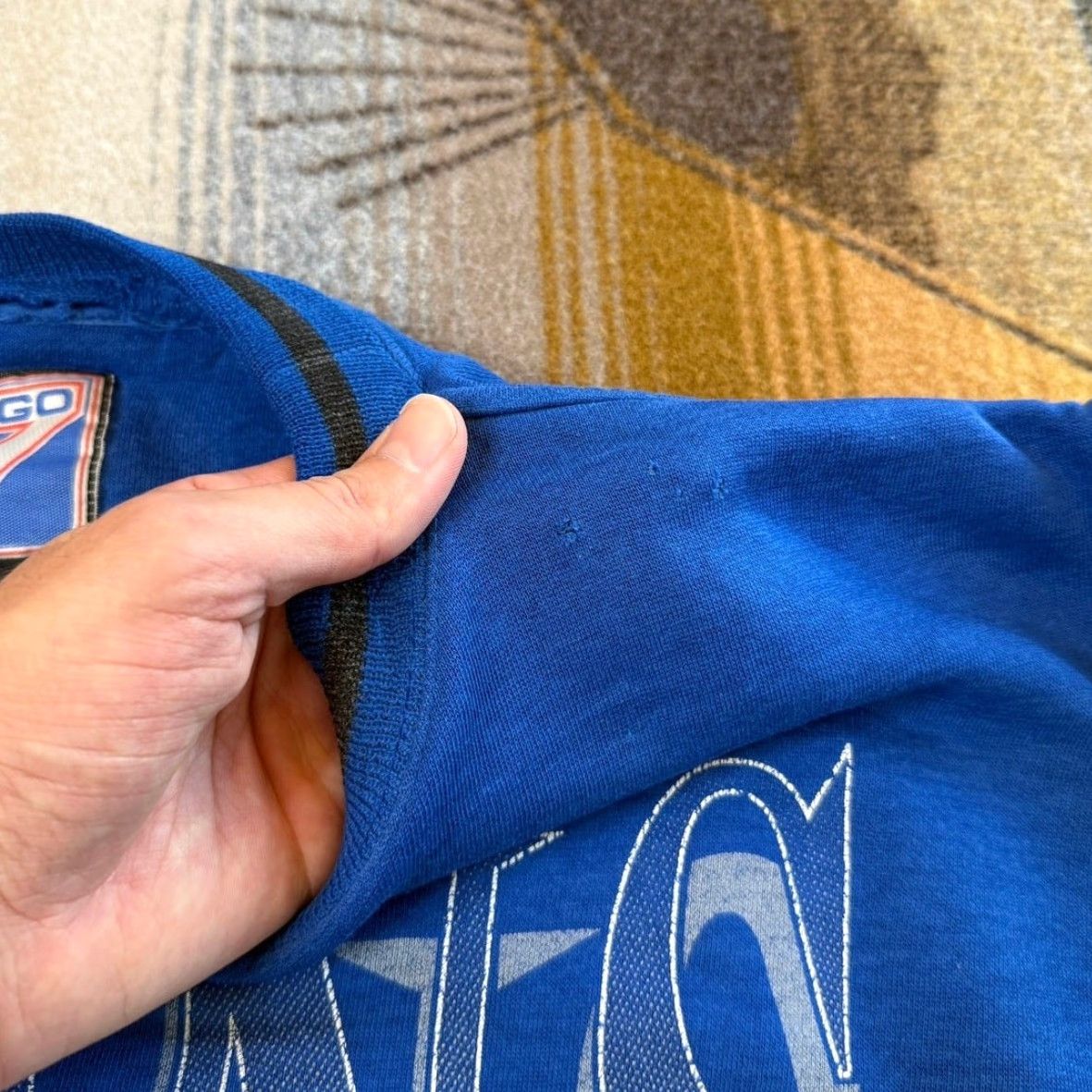 Logo 7 VINTAGE Logo 7 Sweatshirt Crewneck Detroit Lions Blue L Men's 90s Sports USA 1995 Size US L / EU 52-54 / 3 - 7 Thumbnail