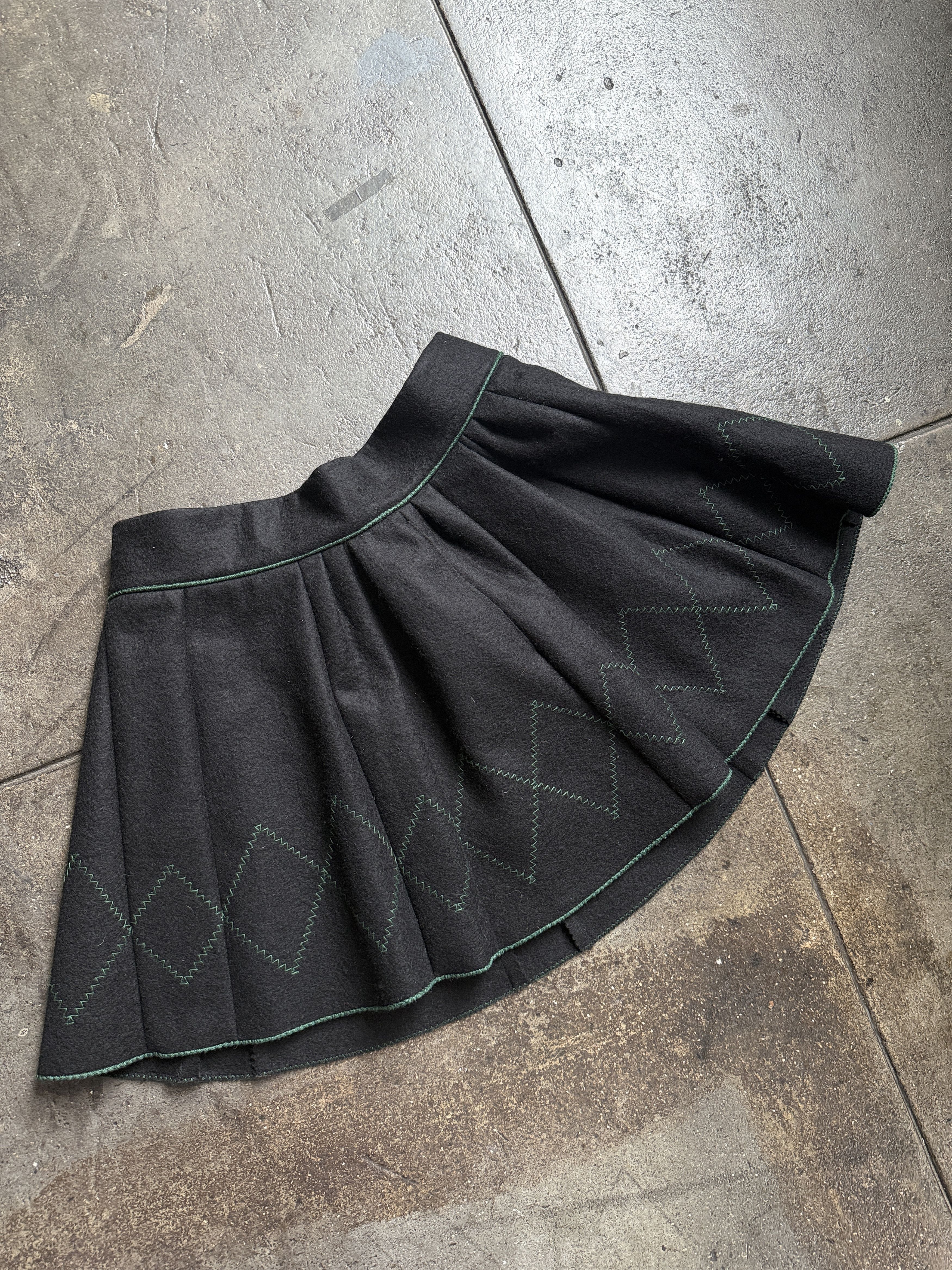 Vivienne Westwood Gold Label Rare 2017 Wool Handmade in India Skirt Size S / US 4 / IT 40 - 2 Thumbnail