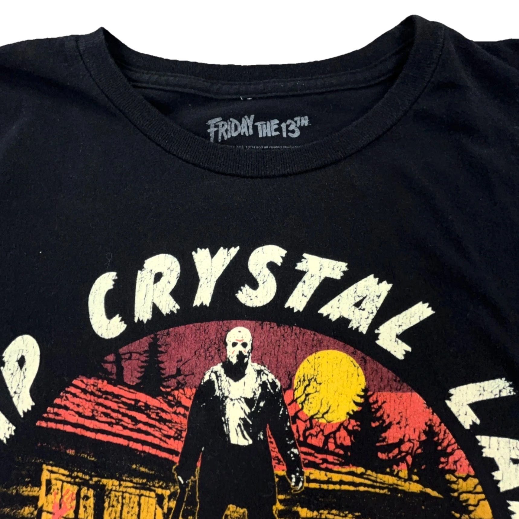 Vintage VINTAGE Friday the 13th Shirt Men XL Black Tee Camp Crystal Lake Horror Jason Size US XL / EU 56 / 4 - 3 Thumbnail