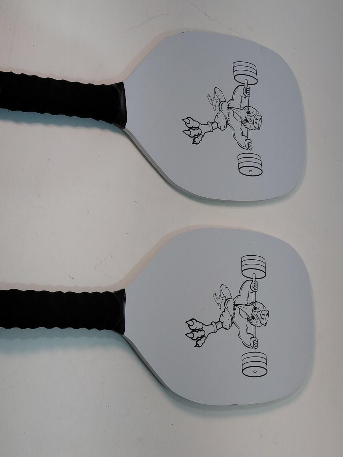 Sahara Club Lot Of 2 UM Pickleball Paddles White Paddle USA Approved Size ONE SIZE - 2 Thumbnail