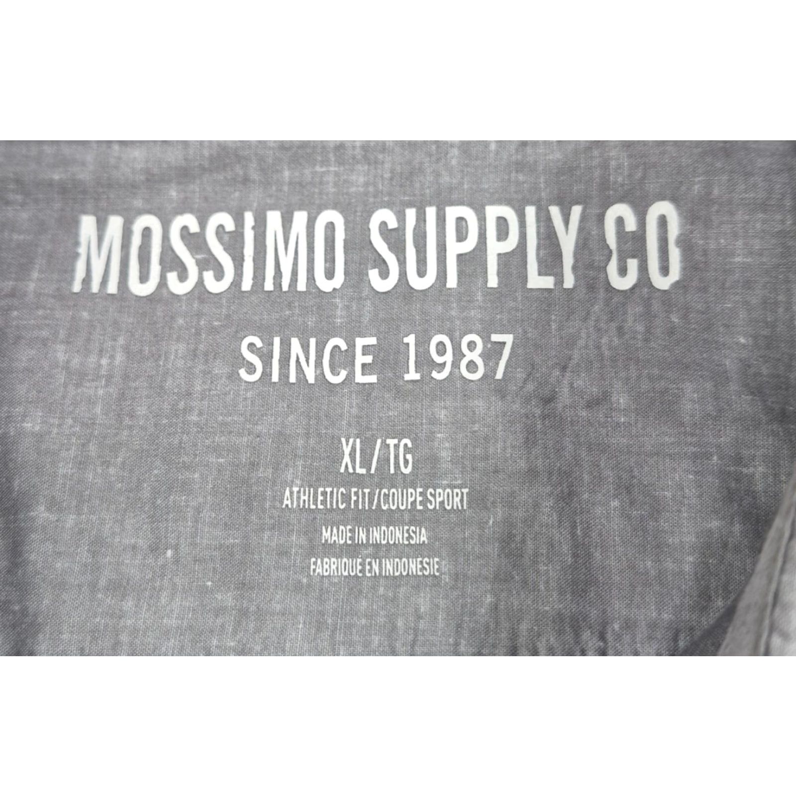 Mossimo Mossimo Supply Co Button Up Shirt Mens XL Gray Orange Striped Long Sleeve Shirt Size US XL / EU 56 / 4 - 5 Thumbnail