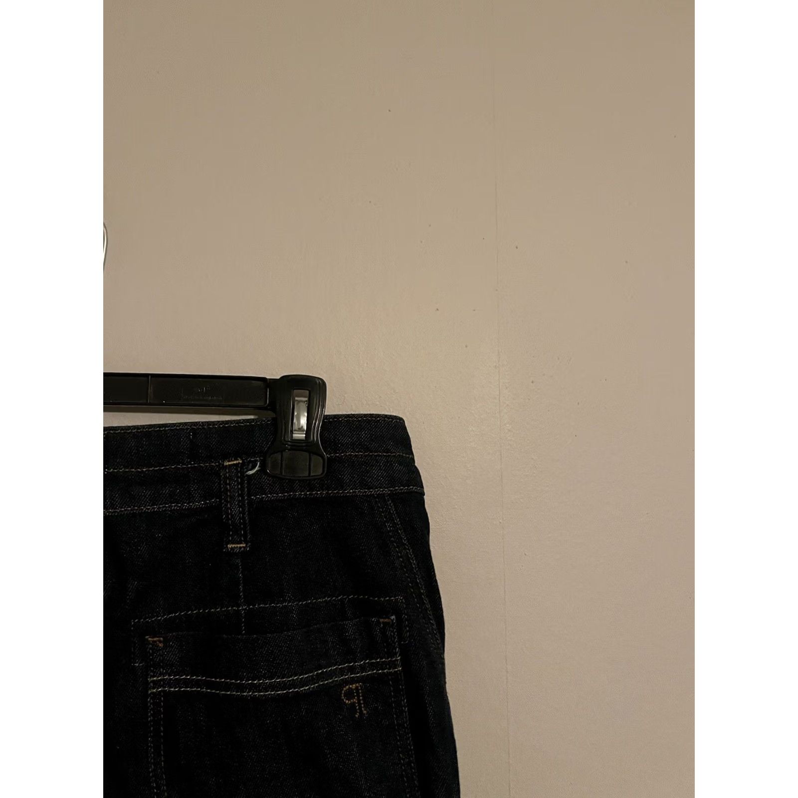 Vintage Anthropologie Pilcro Denim Jeans Women's Blue 29P Double Knee Workwear Size 29" - 5 Thumbnail