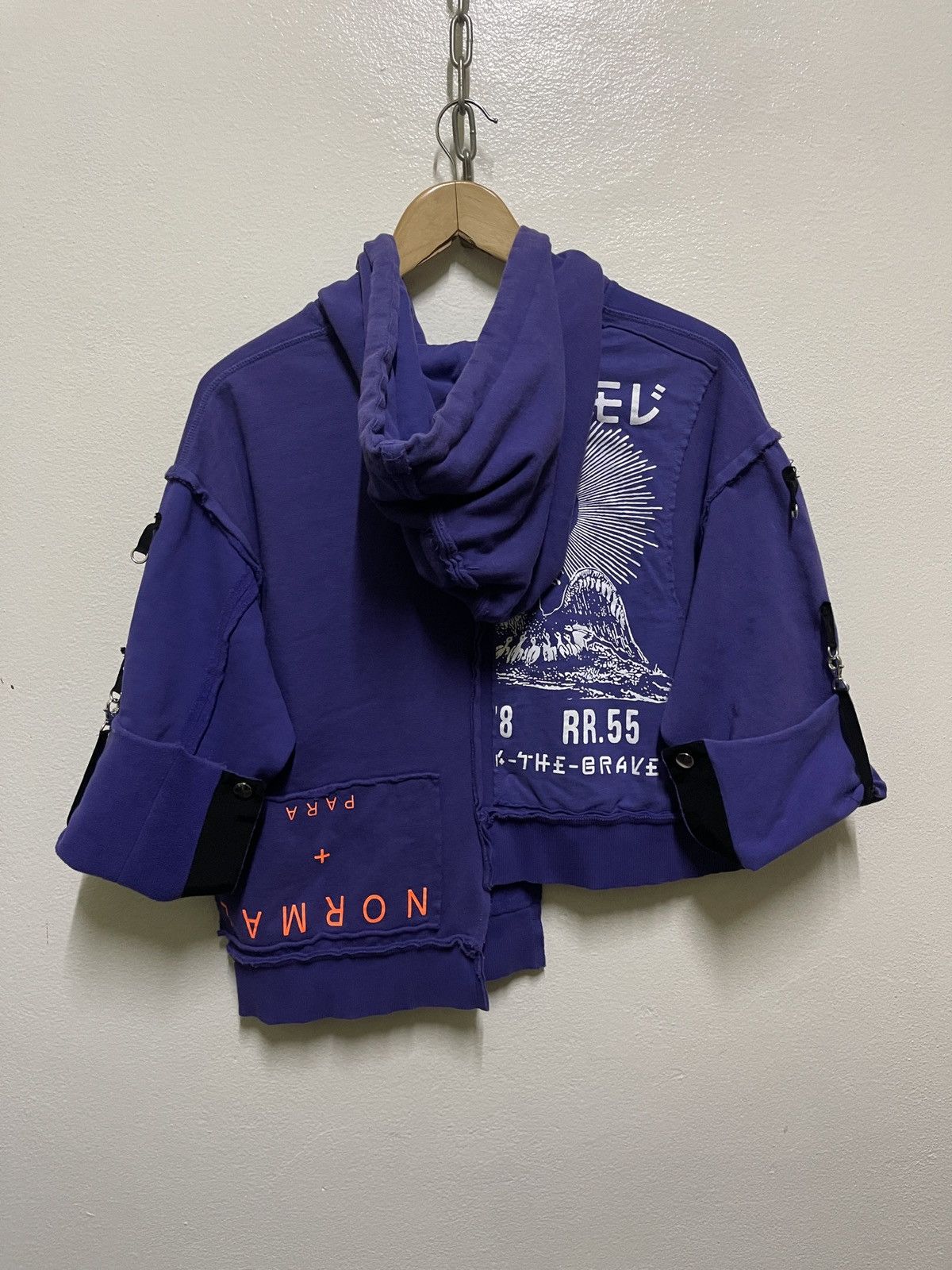 Diesel Diesel Asymmetrical Hybrid Hoodie Size M / US 6-8 / IT 42-44 - 6 Thumbnail