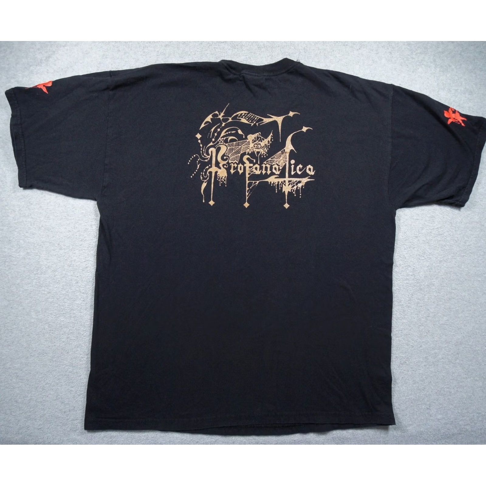 Gildan VINTAGE Profanitica Shirt Mens XL Black Metal Band Tee Weeping in Heaven Size US XL / EU 56 / 4 - 4 Thumbnail