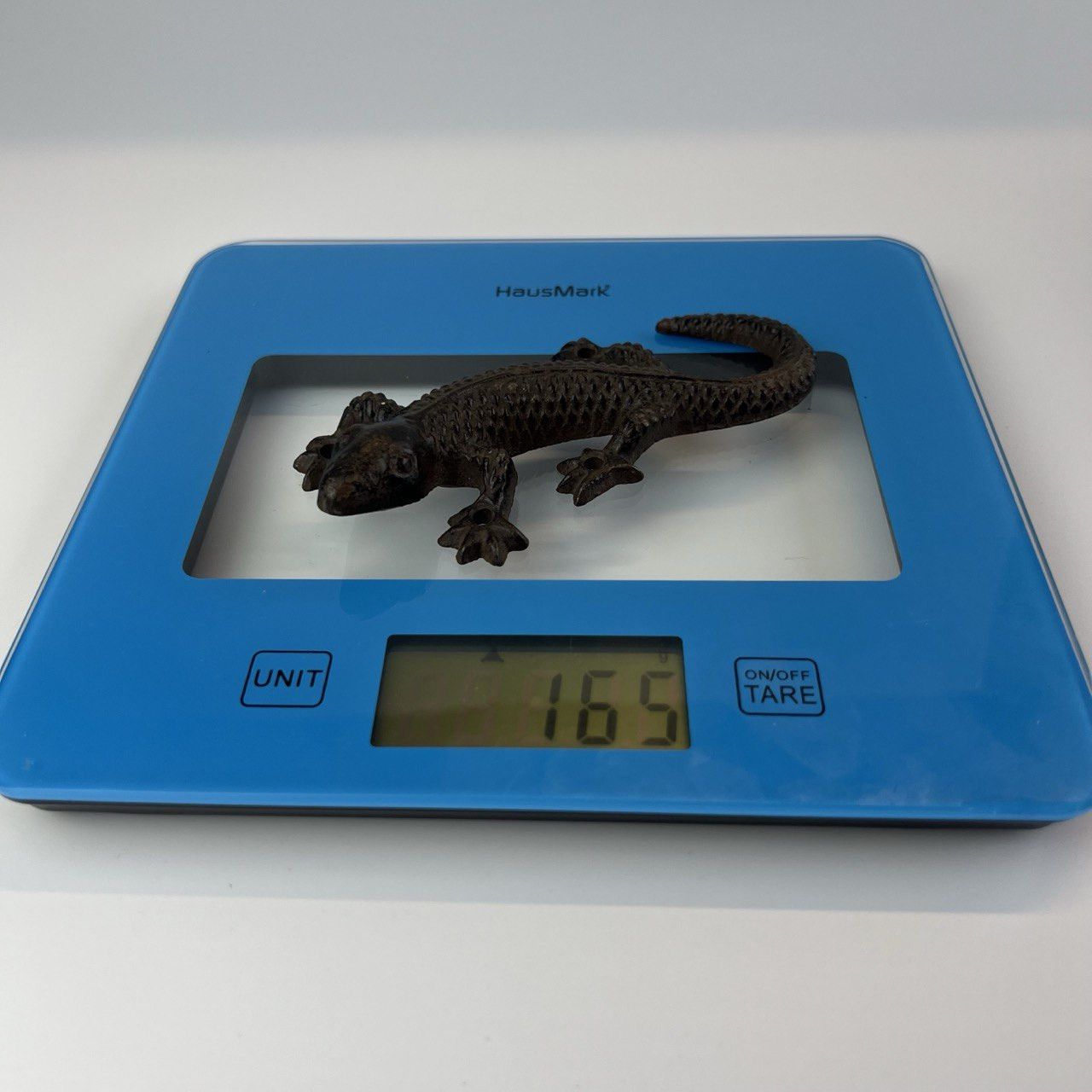 Vintage Vintage Cast Iron Collectible Overlay Figure Statue Lizard Size ONE SIZE - 6 Thumbnail