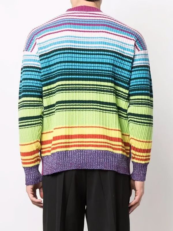 Versace o1y0525 Logo Crewneck Sweater in Multicolor Size US S / EU 44-46 / 1 - 4 Thumbnail