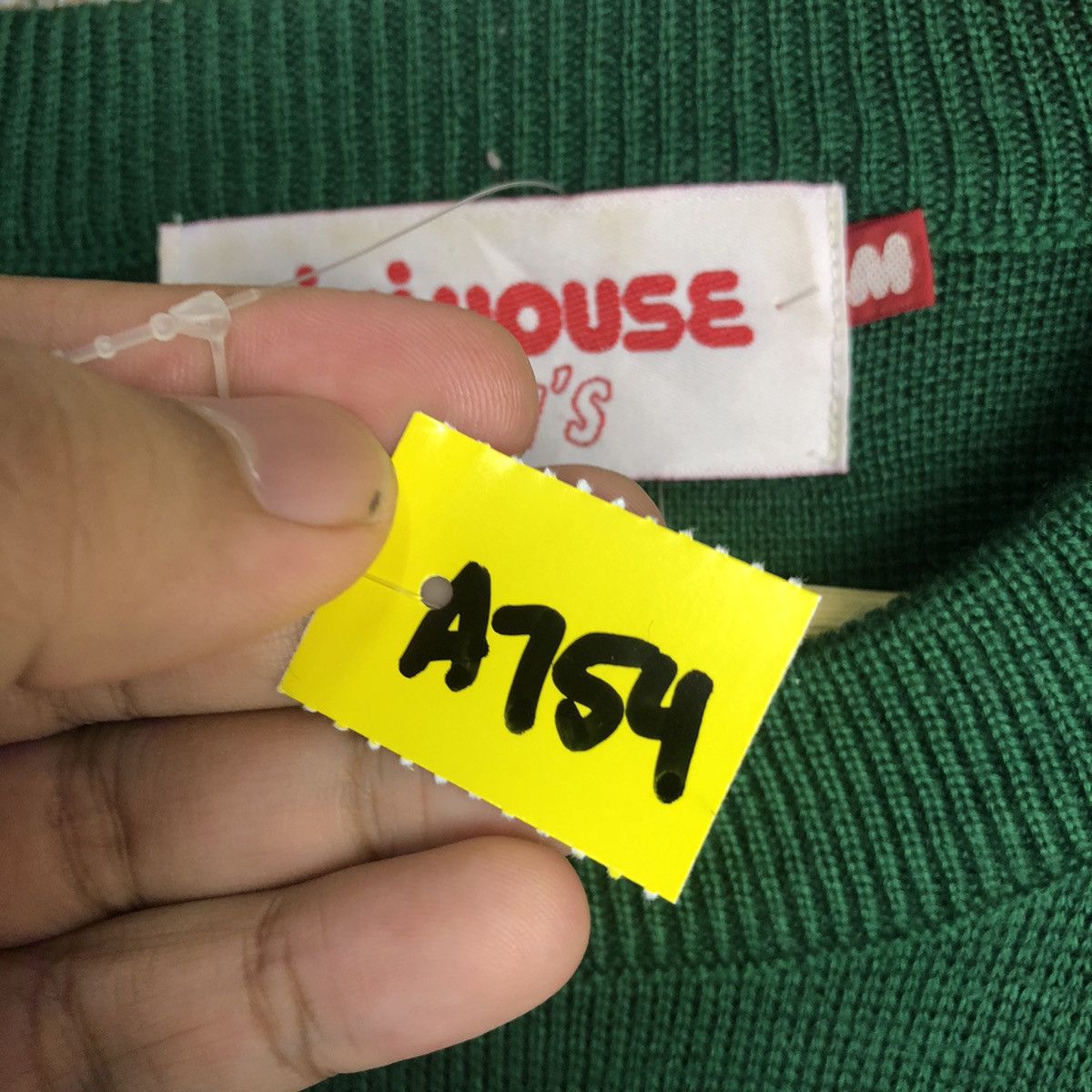 Japanese Brand × Vintage Miki House Green/Red Sweatshirt #A754 Size US M / EU 48-50 / 2 - 11 Thumbnail