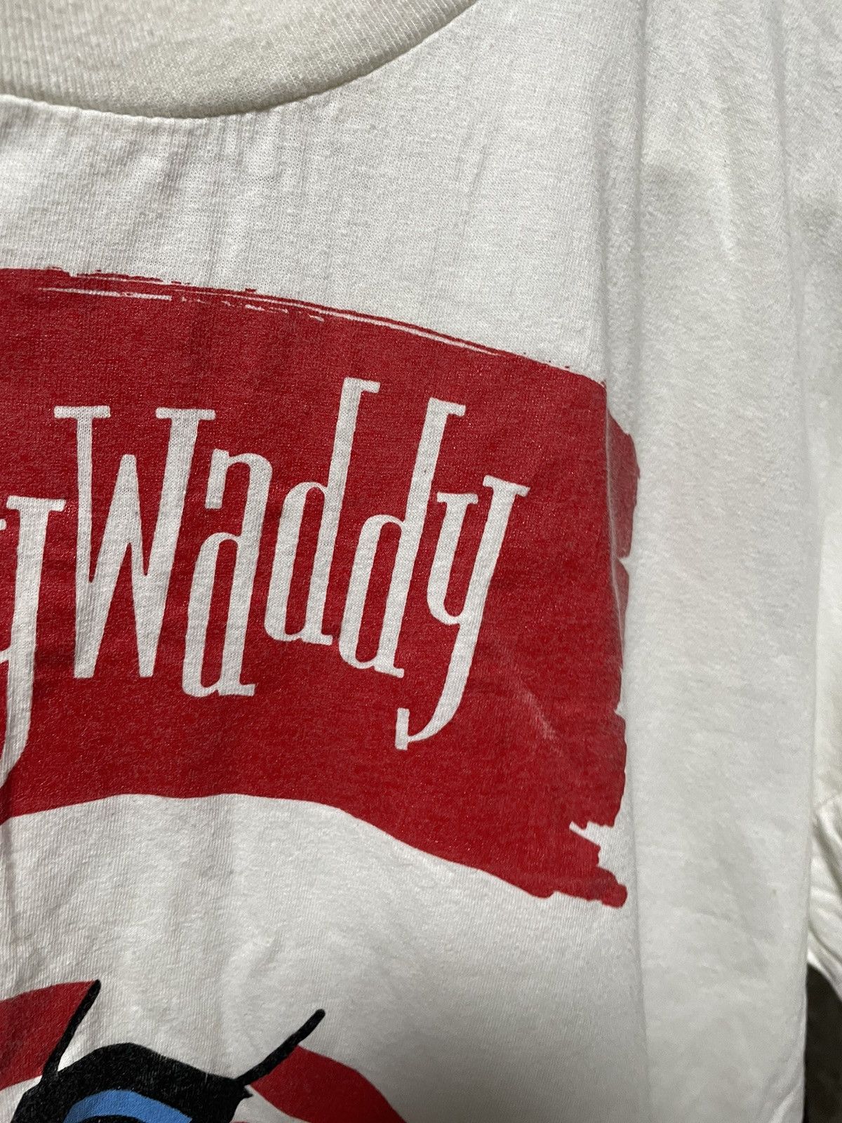 Band Tees × Vintage 80s Vintage Showaddywaddy The Best Steps To Heaven T-Shirt Size US XL / EU 56 / 4 - 6 Thumbnail