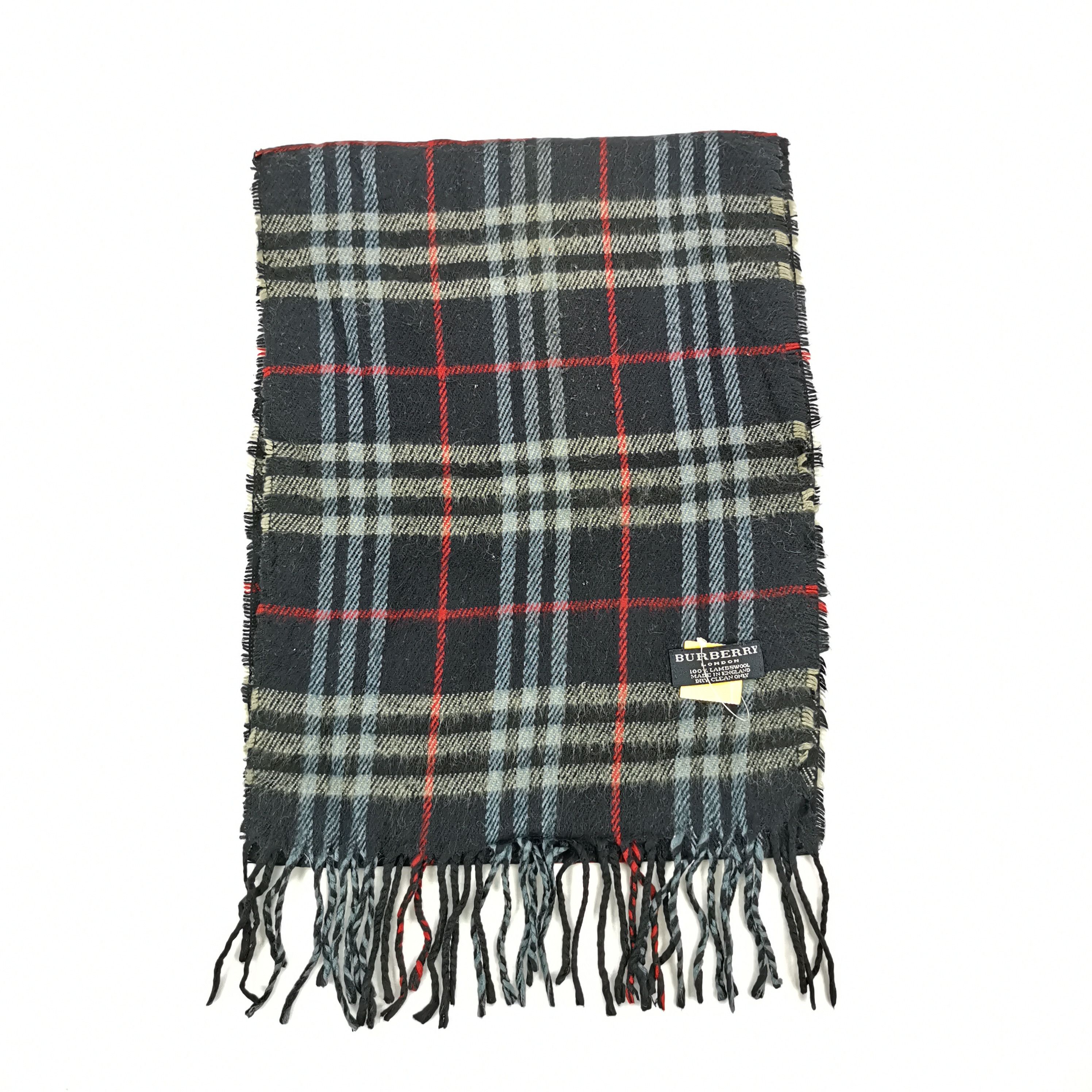 Burberry × Vintage Vintage BURBERRY Scarf Wool Cashmere Scarves. Size ONE SIZE - 2 Thumbnail