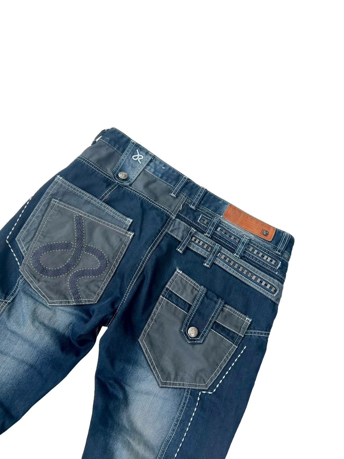 Other Vintage Y2K patchwork jeans pants Size US 36 / EU 52 - 4 Thumbnail