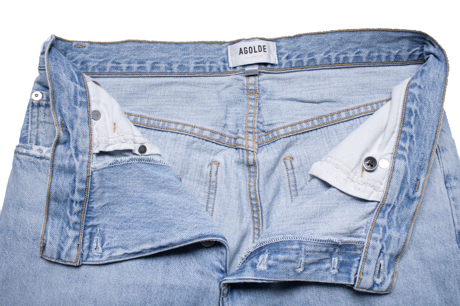 Agolde Agolde, Light blue criss cross jeans Size 26" / US 2 / IT 38 - 6 Thumbnail