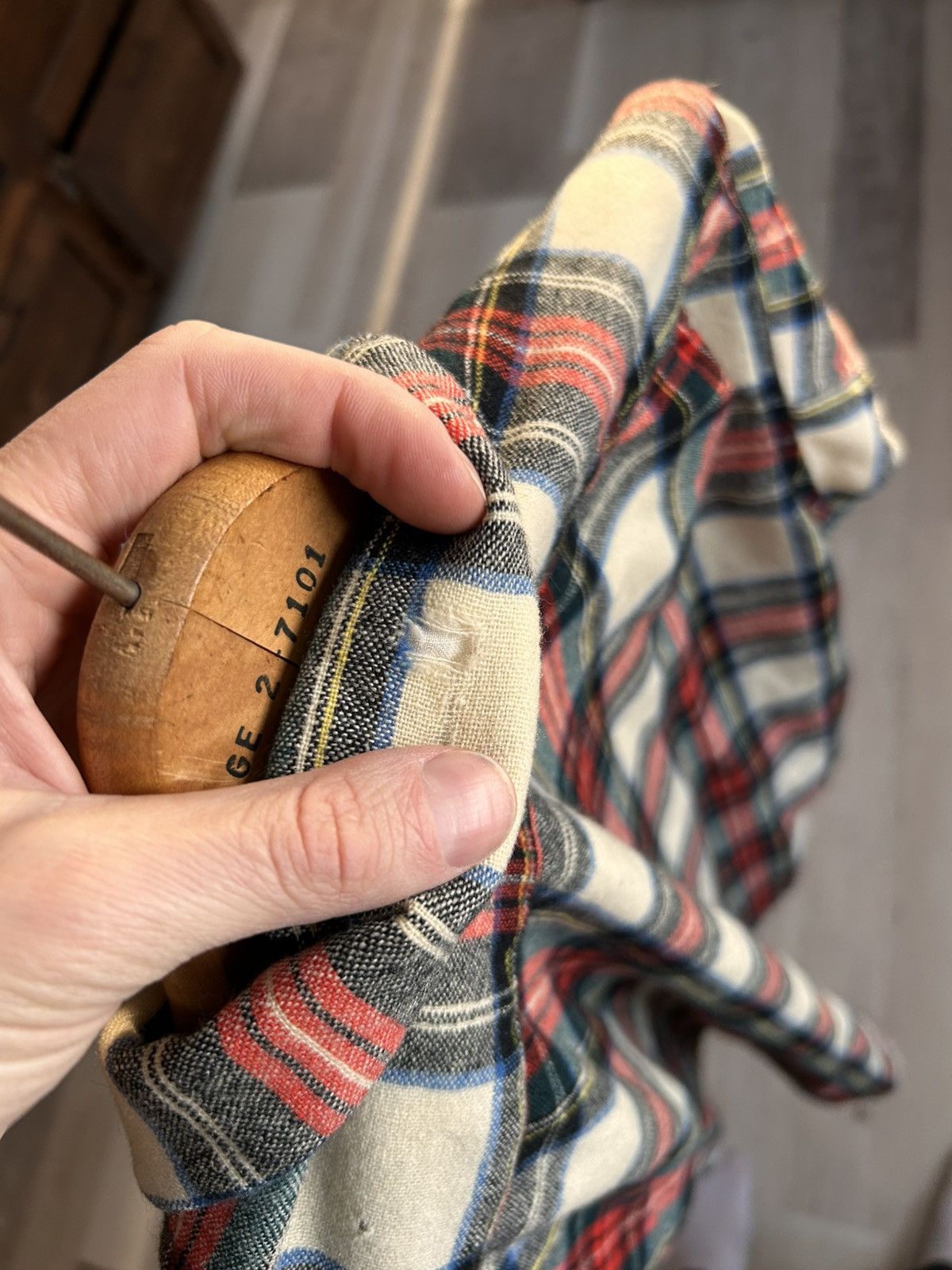Vintage 1950s Field & Stream Wool Flannel Shirt Size US L / EU 52-54 / 3 - 6 Thumbnail