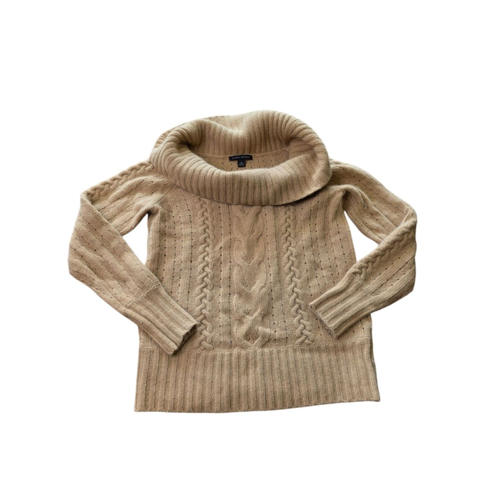 Banana Republic Banana Republic Beige Angora Rabbit Lamb wool Sweater Women Size S / US 4 / IT 40 - 17 Thumbnail