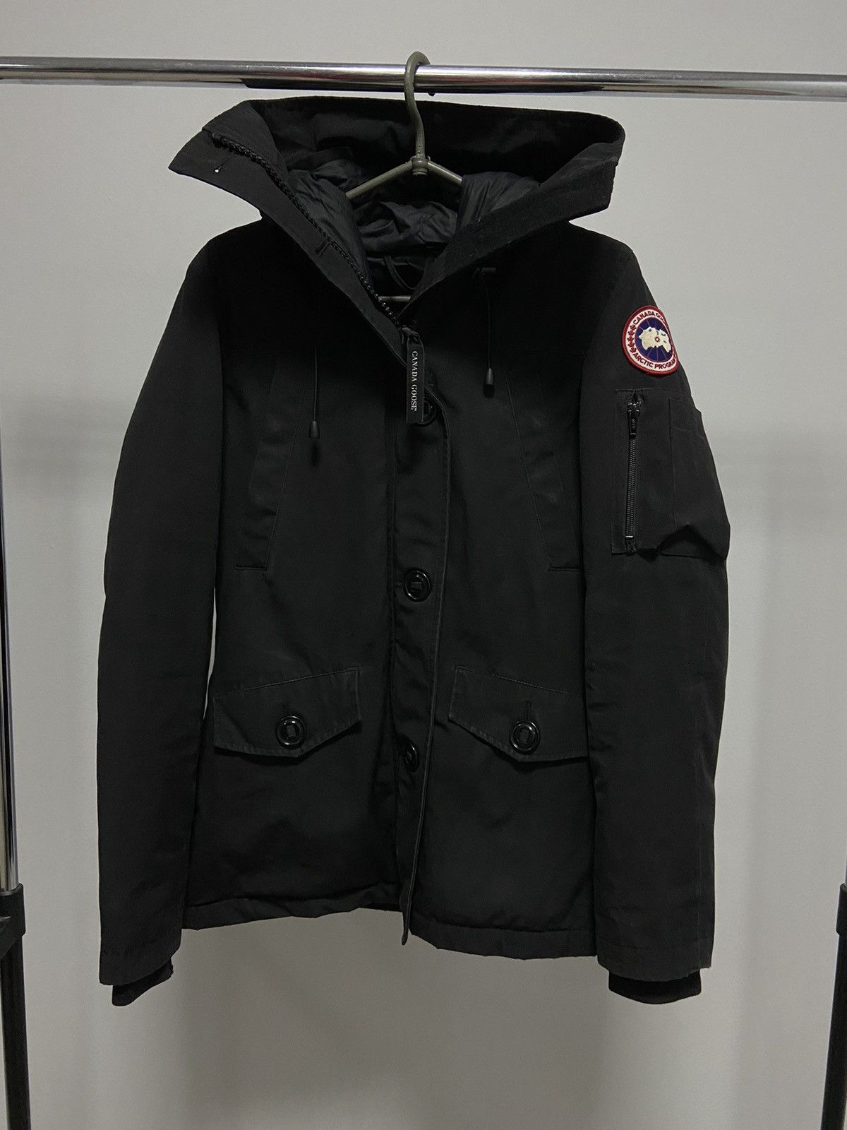 Canada Goose × Vintage Canada goose montebello jacket parka patch small logo womans Size S / US 4 / IT 40 - 1 Thumbnail