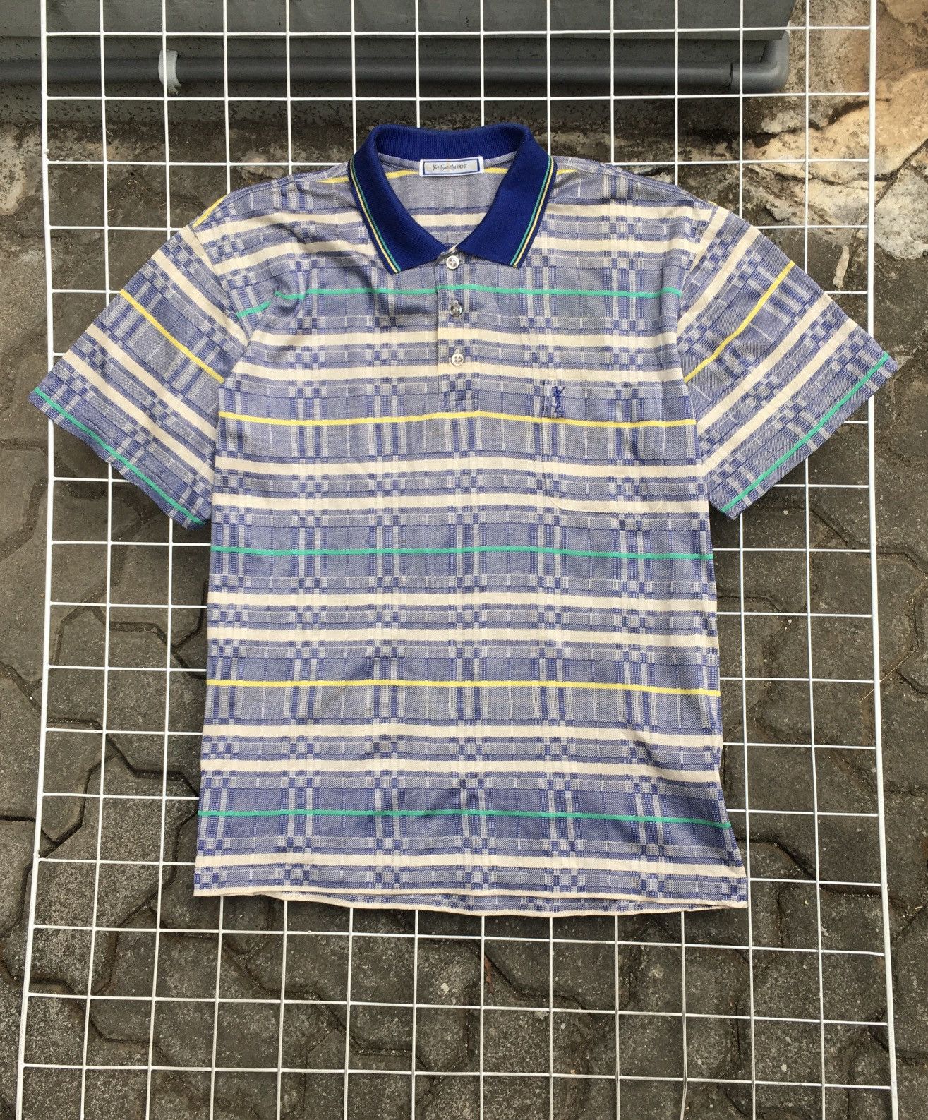 Yves Saint Laurent Vintage Yves Saint Laurent Polo shirt Size US M / EU 48-50 / 2 - 1 Thumbnail