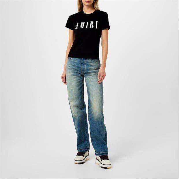 Amiri o1g2r1mq0824 Core Logo T-Shirts in Black Size S / US 4 / IT 40 - 5 Thumbnail