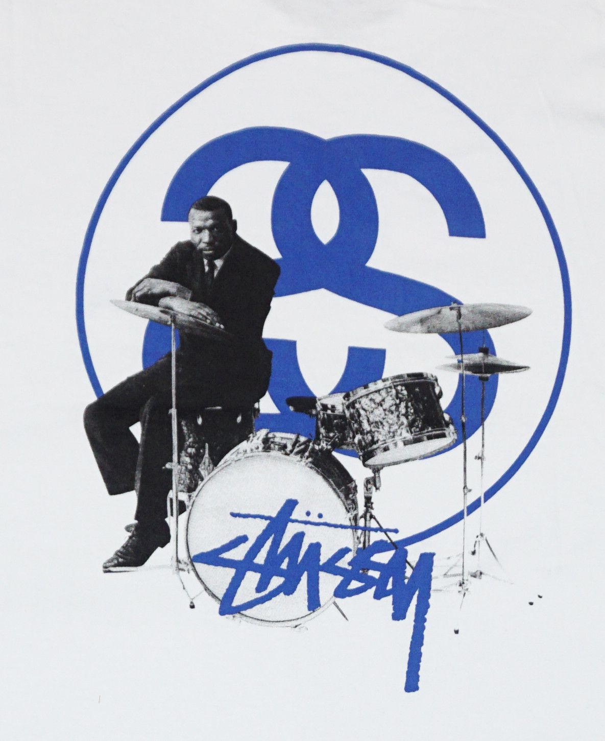 Designer × Stussy 90's Elvin Jones X Stussy Tribe T-Shirt, Made in USA Size US L / EU 52-54 / 3 - 4 Thumbnail