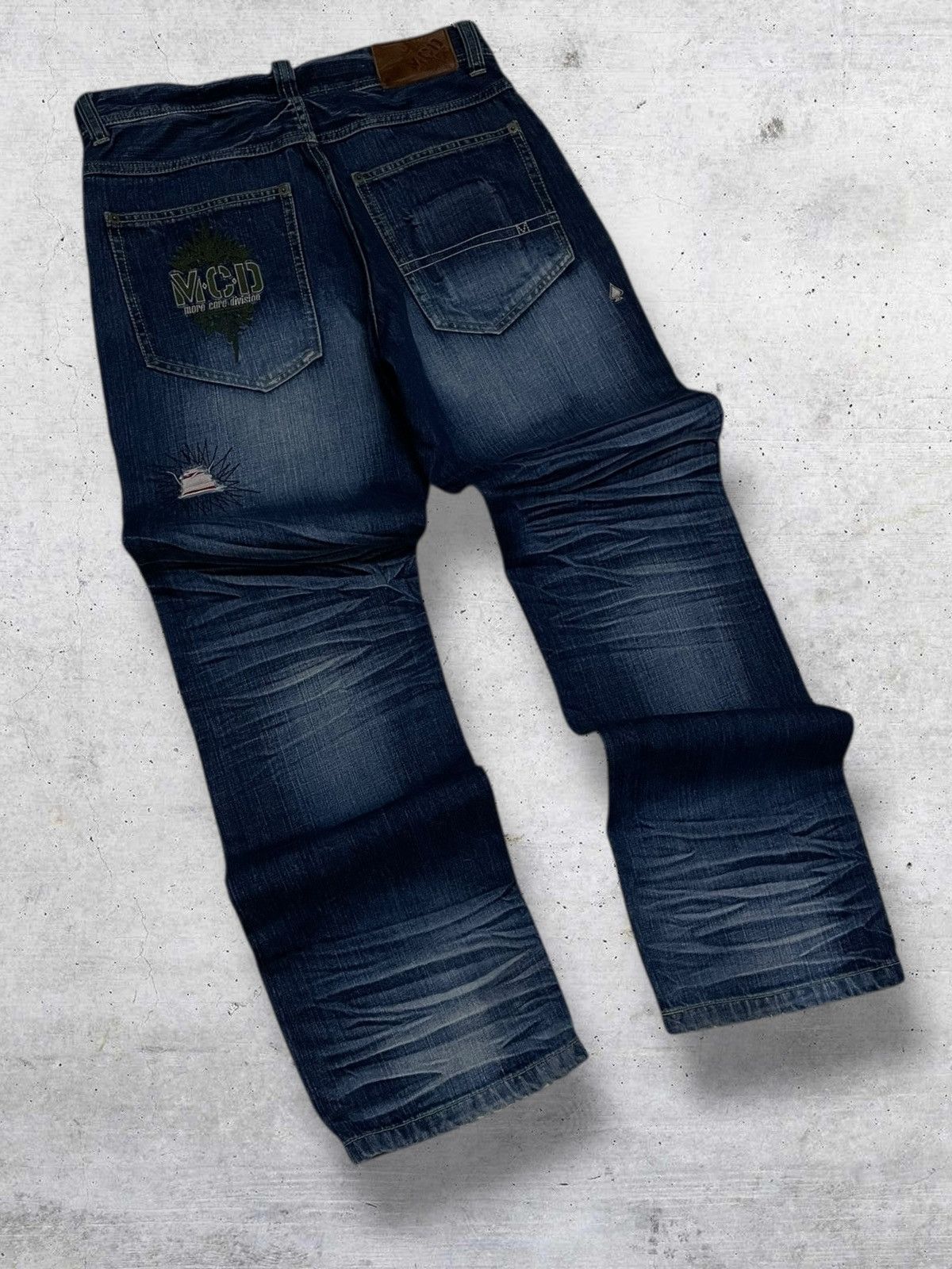 Hysteric Glamour VINTAGE MORE CORE DIVISION RIPPED JAPAN PUNK SUPERSTAR DENIM Size US 32 / EU 48 - 11 Thumbnail