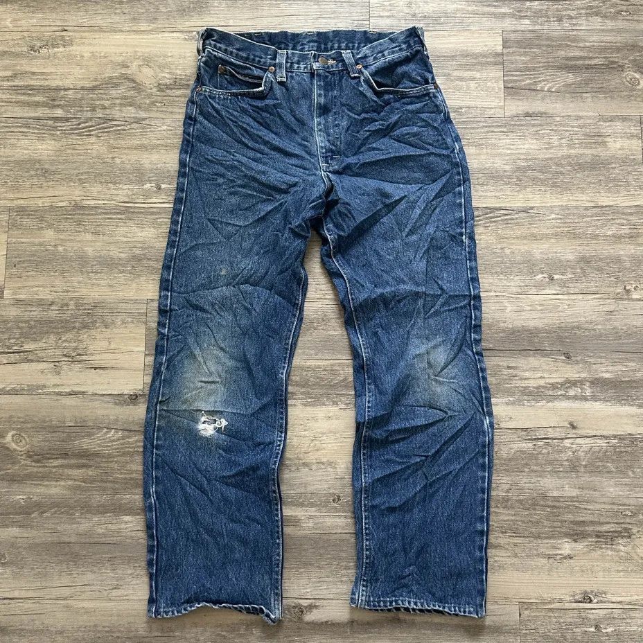 Lee Vintage 70s Lee Riders Denim Jeans Size 30X27 Size US 30 / EU 46 - 4 Thumbnail