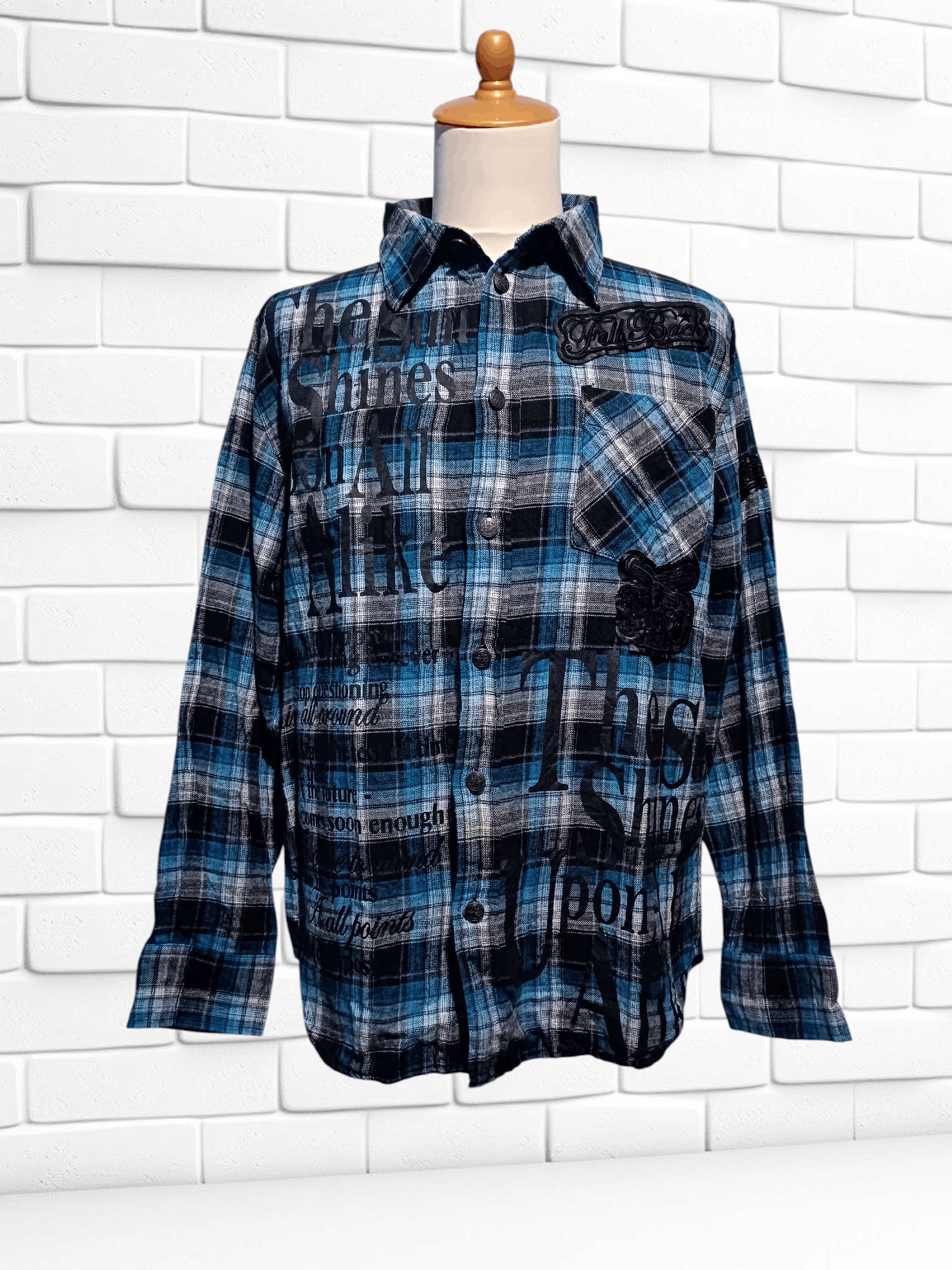 Japanese Brand Seditionaries Poem Shirt Style Gothic Grunge Size US L / EU 52-54 / 3 - 1 Thumbnail