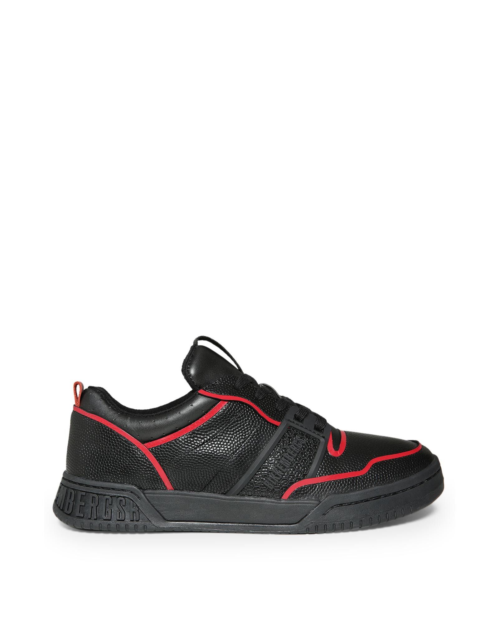 image of Dirk Bikkembergs Synthetic Leather Sneakers With Rubber Sole in Black, Men's (Size 10)