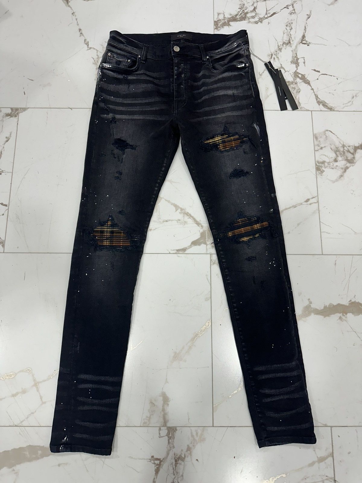 Amiri Stack Jeans in Clay Indigo - Size 32 | eBay