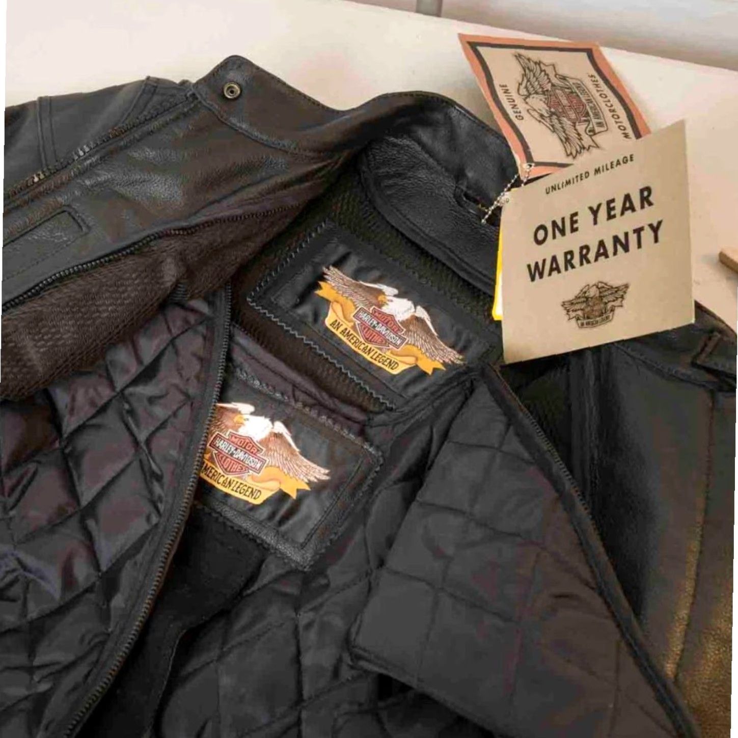 Harley Davidson Harley-Davidson Competition Black Leather Touring Jacket Jacket Women M Black Size M / US 6-8 / IT 42-44 - 6 Thumbnail