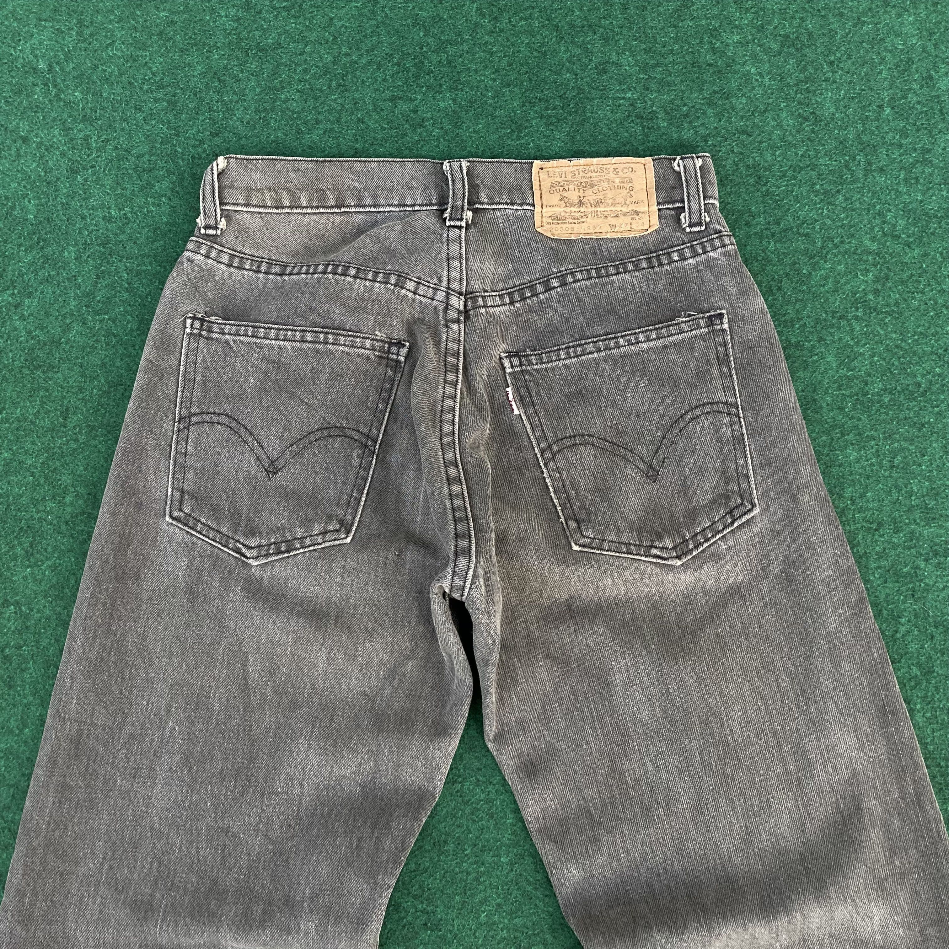 Levi's × Vintage Vtg Levis 505 Distressed Ripped Jeans 90s Punk Grunge Jeans Size 26" / US 2 / IT 38 - 10 Thumbnail