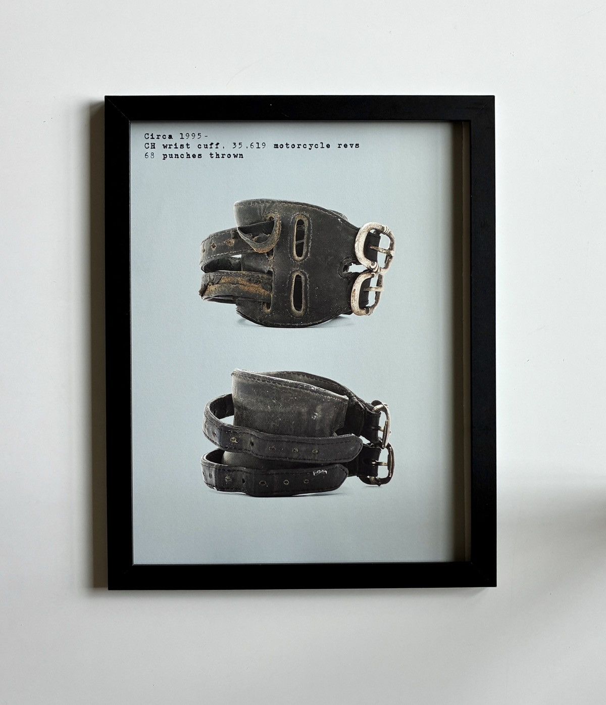 Chrome Hearts Chrome Hearts biker cuffs photo Framed poster 9x11 Size ONE SIZE - 1 Thumbnail