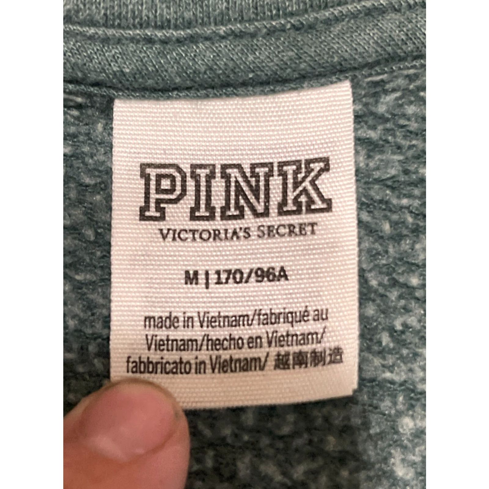 Victoria's Secret Victoria's Secret Sweater Women's Medium Green 1/4 Zip Pullover Shirt Casual Womens Size M / US 6-8 / IT 42-44 - 7 Thumbnail