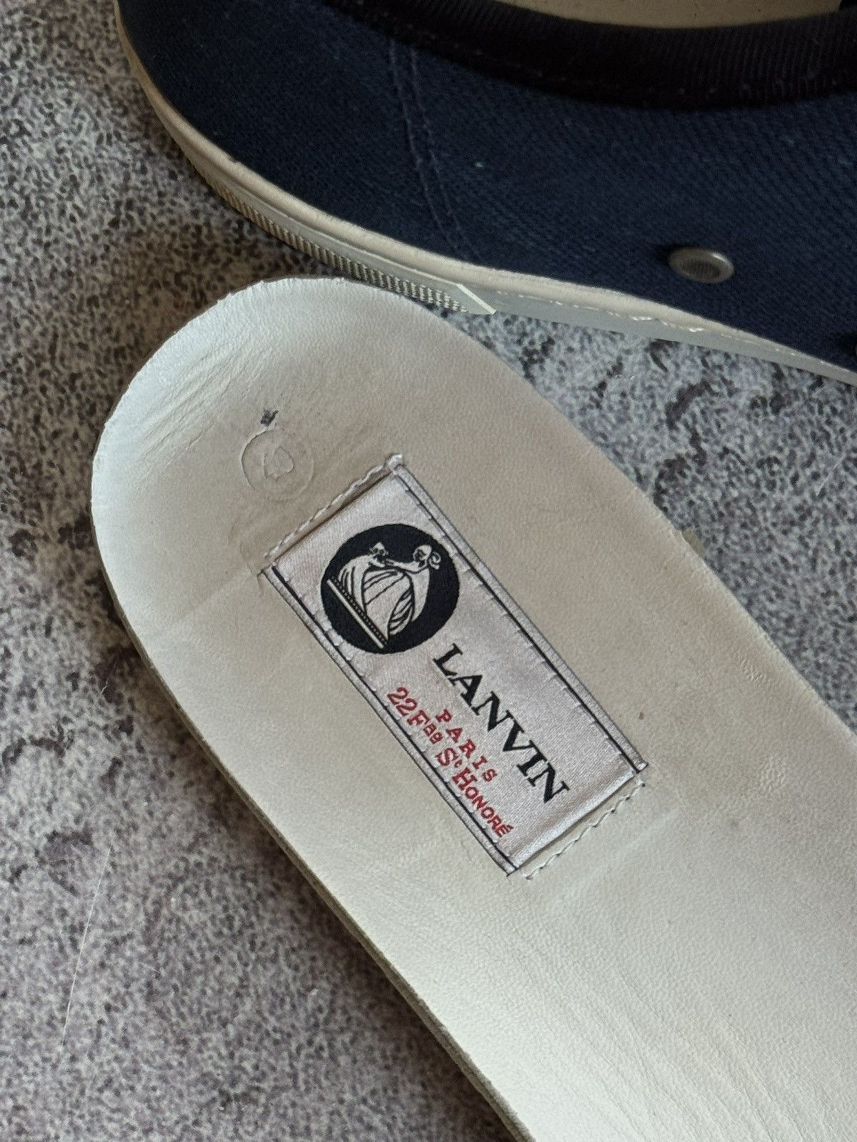 Lanvin Lanvin 40size casual luxury low top sneakers shoes Size US 7 / EU 40 - 21 Thumbnail