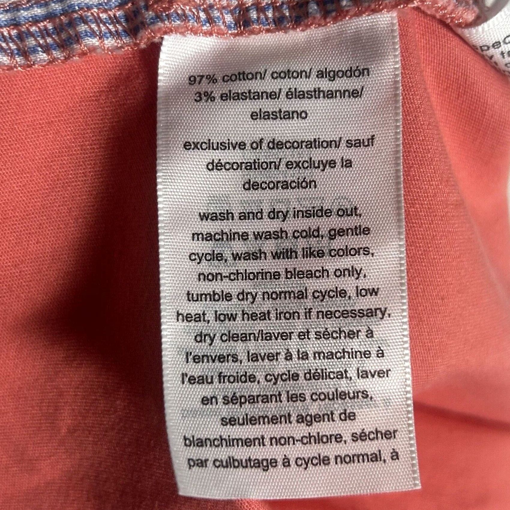 Tommy Hilfiger Tommy Hilfiger Pants Regular Fit Size 2 Mid Rise Pink Chino Women's Straight Button Zipper Elastic Stretch Casual Vector 2 Size 26" / US 2 / IT 38 - 4 Thumbnail