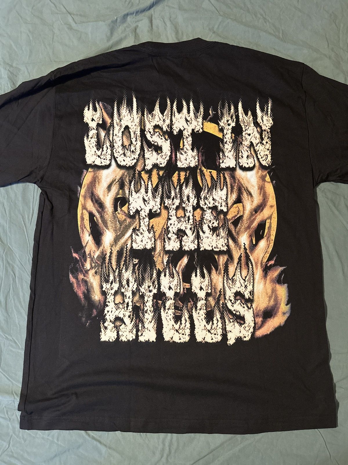 Other Lost In The Hills Flaming Skull T-Shirt (Size Large) Size US L / EU 52-54 / 3 - 2 Thumbnail