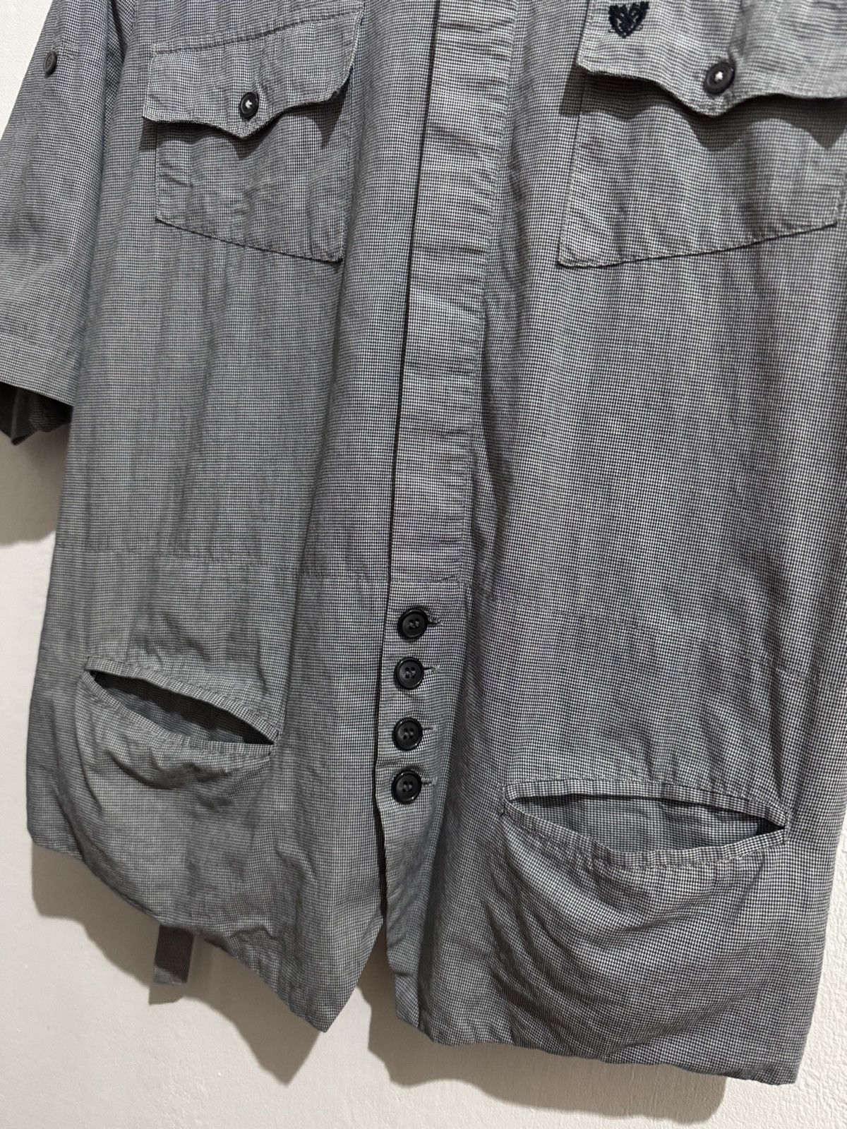 Maison MIHARA YASUHIRO Miharayasuhiro Buckle Back Avant Garde Shirt Size L / US 10 / IT 46 - 5 Thumbnail