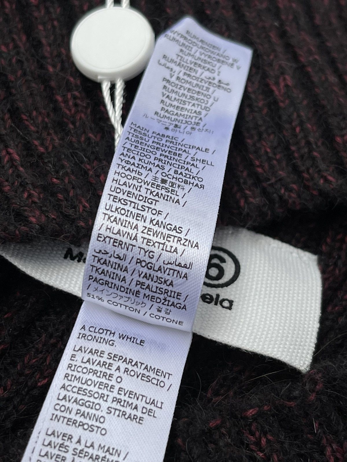 Maison Margiela !DS! AW23 Maison Margiela Exposed Seam Rolling Balaclava Size ONE SIZE - 18 Thumbnail