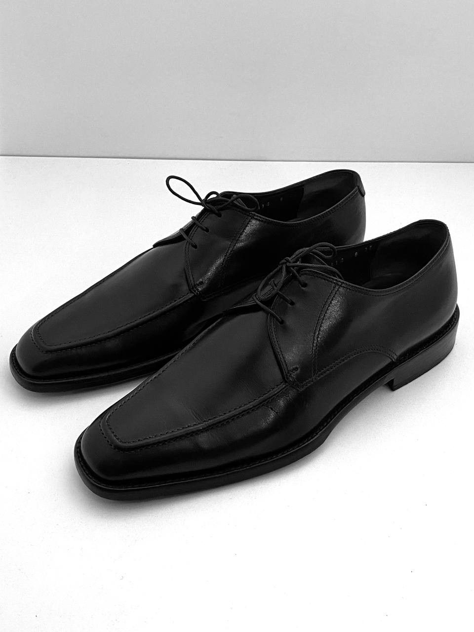 Salvatore Ferragamo Salvatore Ferragamo Oxford Black Leather Classic Dress Shoes Size US 9 / EU 42 - 2 Thumbnail