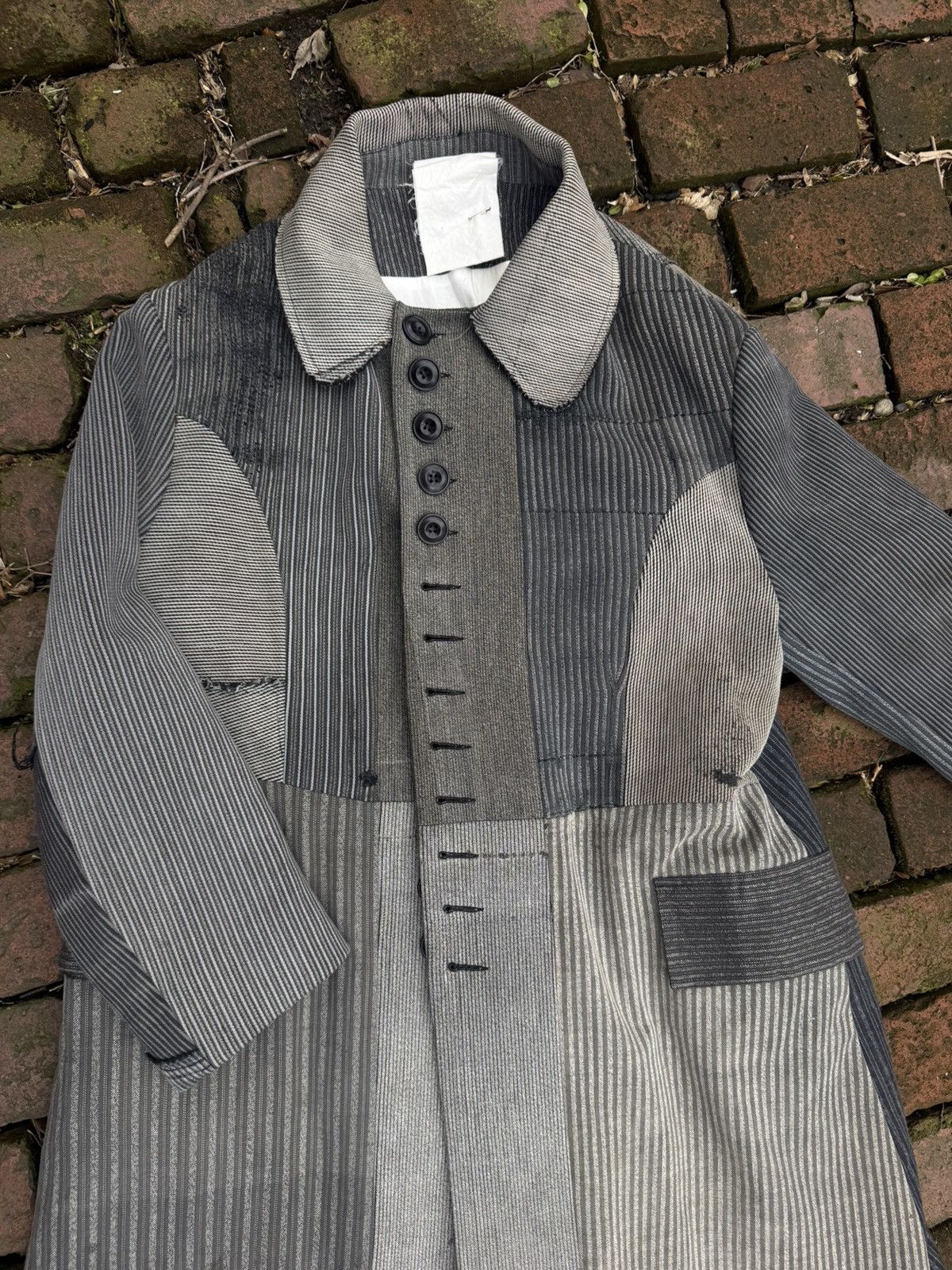 John Alexander Skelton JAS Rare Early Deadstock Patchwork Long Coat Size US M / EU 48-50 / 2 - 3 Thumbnail