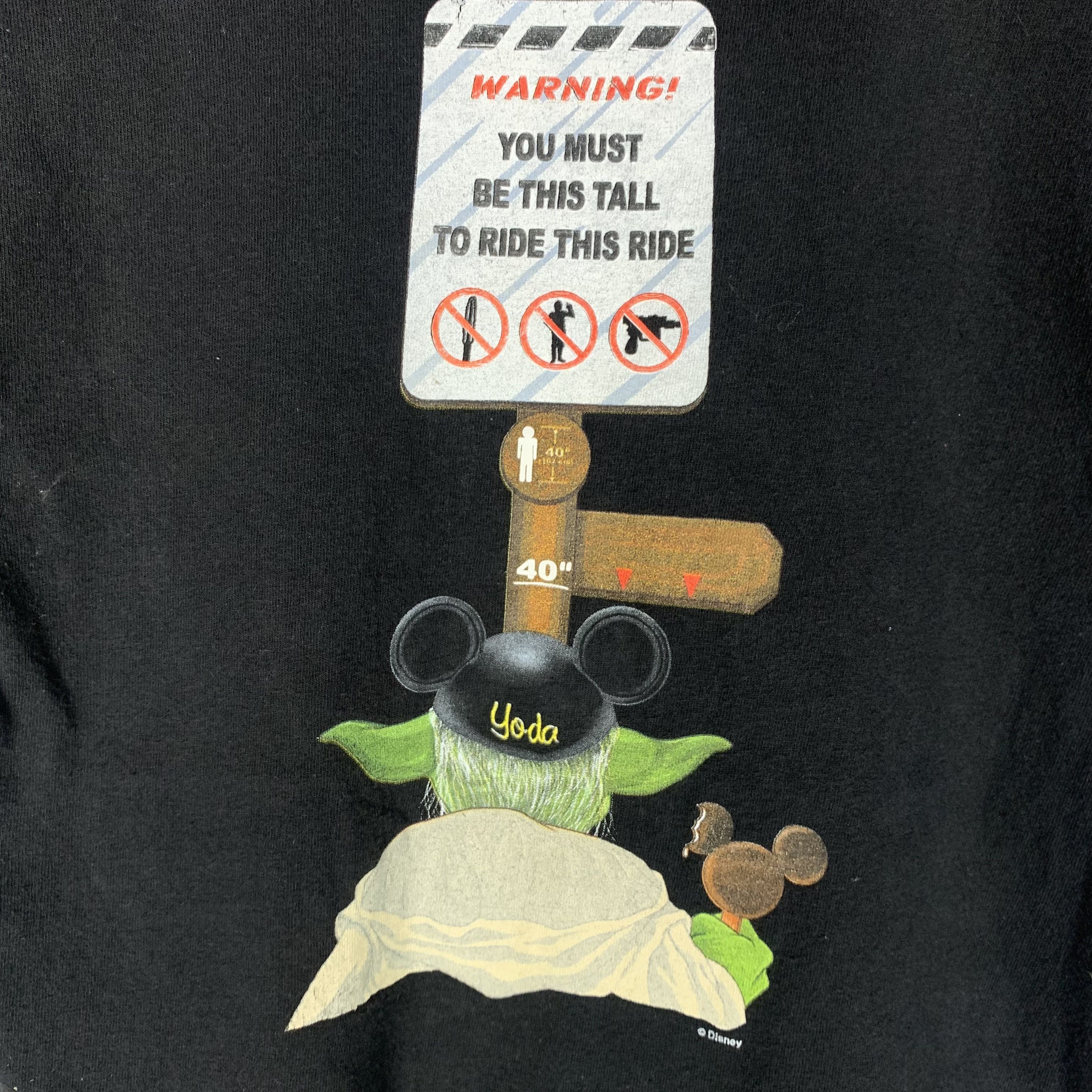 Disney Vintage Star Wars YODA Tshirt Size US XS / EU 42 / 0 - 3 Thumbnail